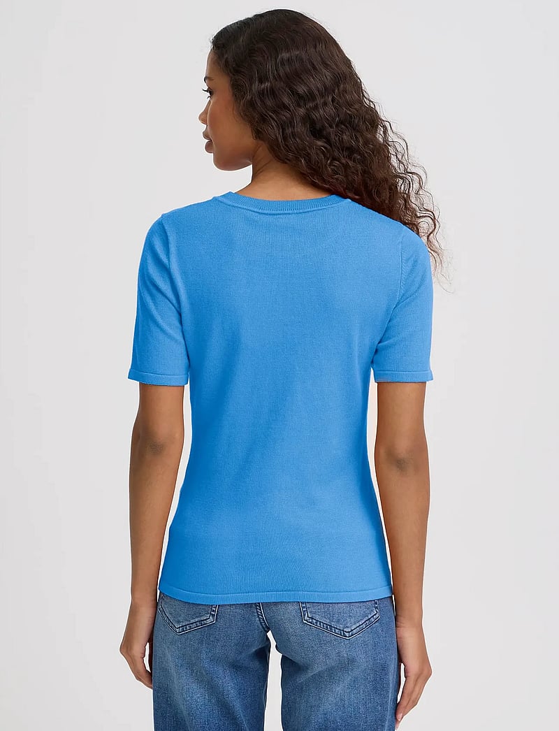 ICHI - IHLULS O-NECK SS - pullover - nebulas blue - 4