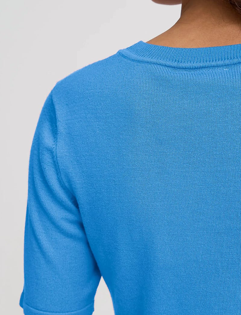 ICHI - IHLULS O-NECK SS - pullover - nebulas blue - 5