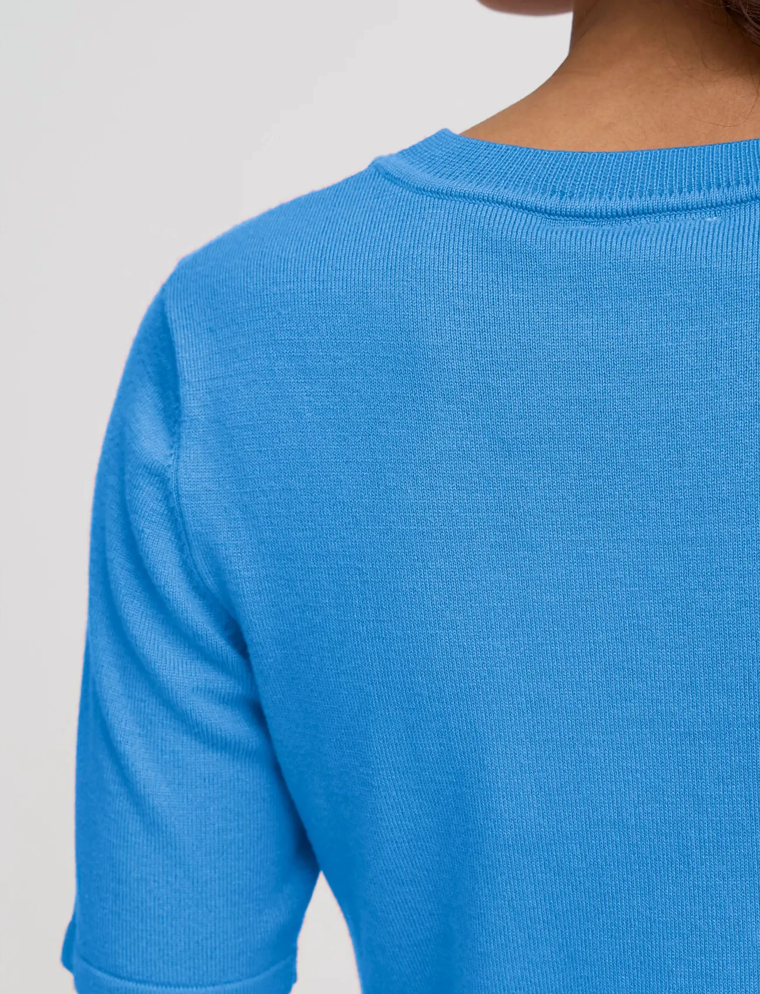ICHI - IHLULS O-NECK SS - pullover - nebulas blue - 5