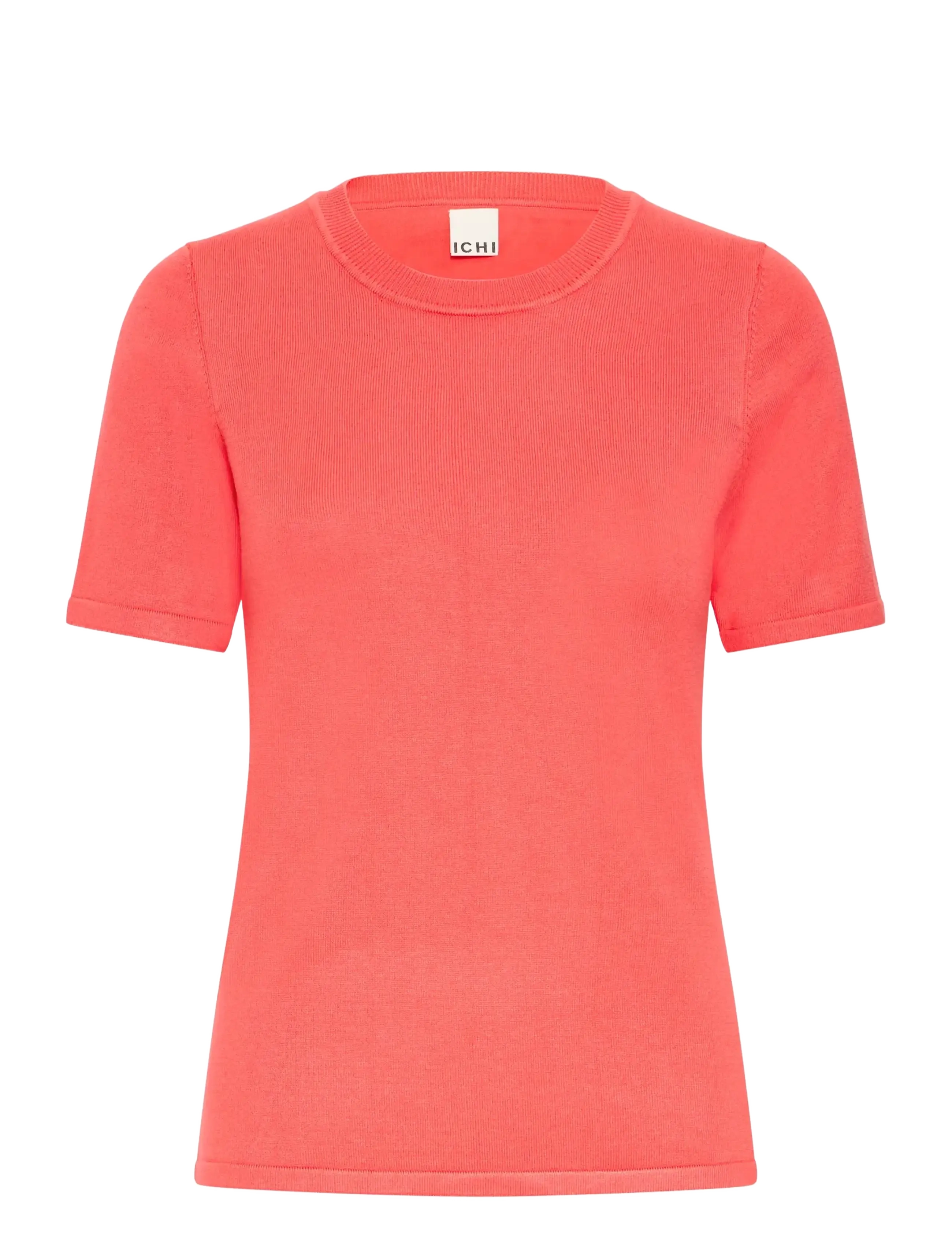 ICHI IHLULS O-NECK SS - ICHI - TEABERRY / coral