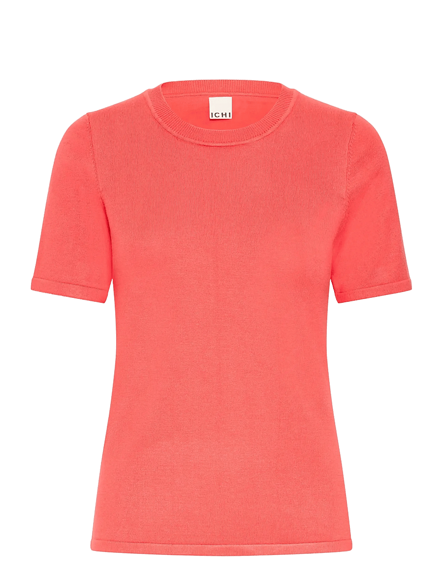 ICHI - IHLULS O-NECK SS - pullover - teaberry - 1