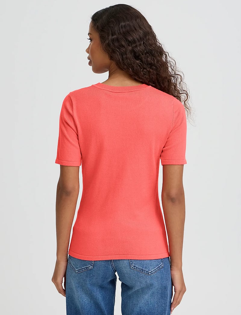 ICHI - IHLULS O-NECK SS - pullover - teaberry - 3