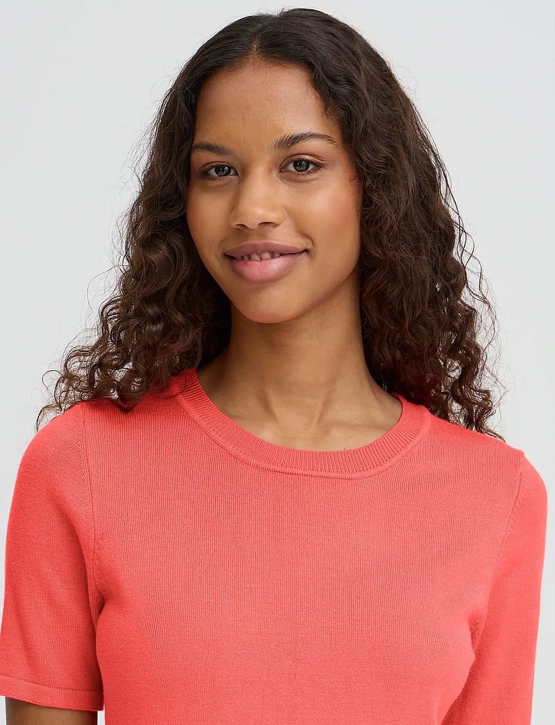 ICHI - IHLULS O-NECK SS - pullover - teaberry - 5