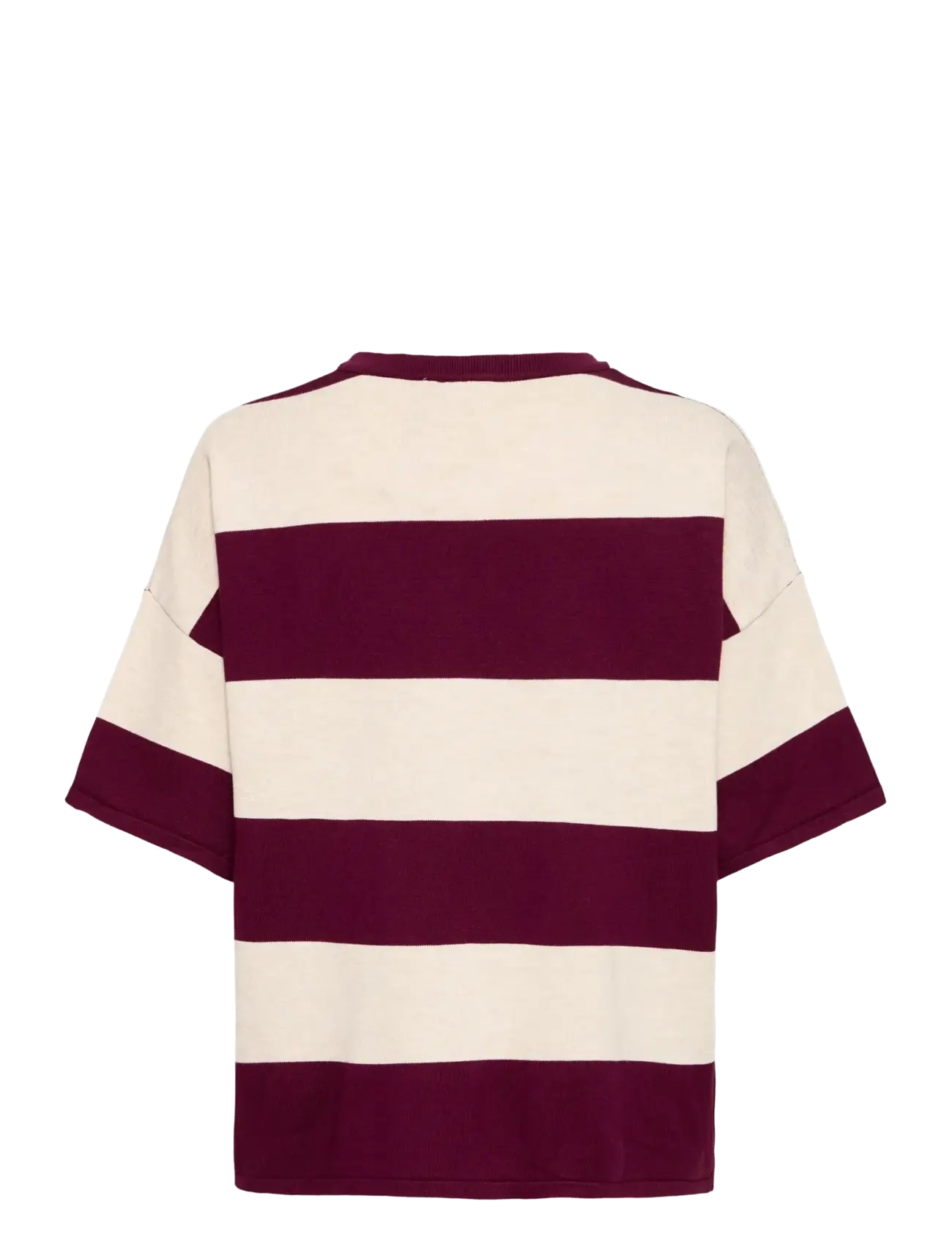ICHI - IHLULS LOOSE SS - striktrøjer - wide stripe rhododendron - 2