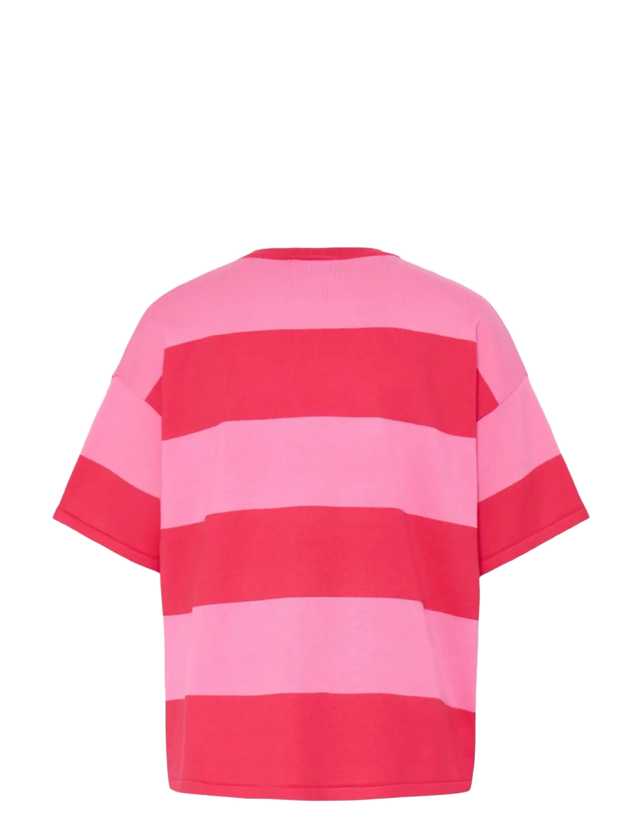 ICHI - IHLULS LOOSE SS - laveste priser - wide azalea pink stripe - 2