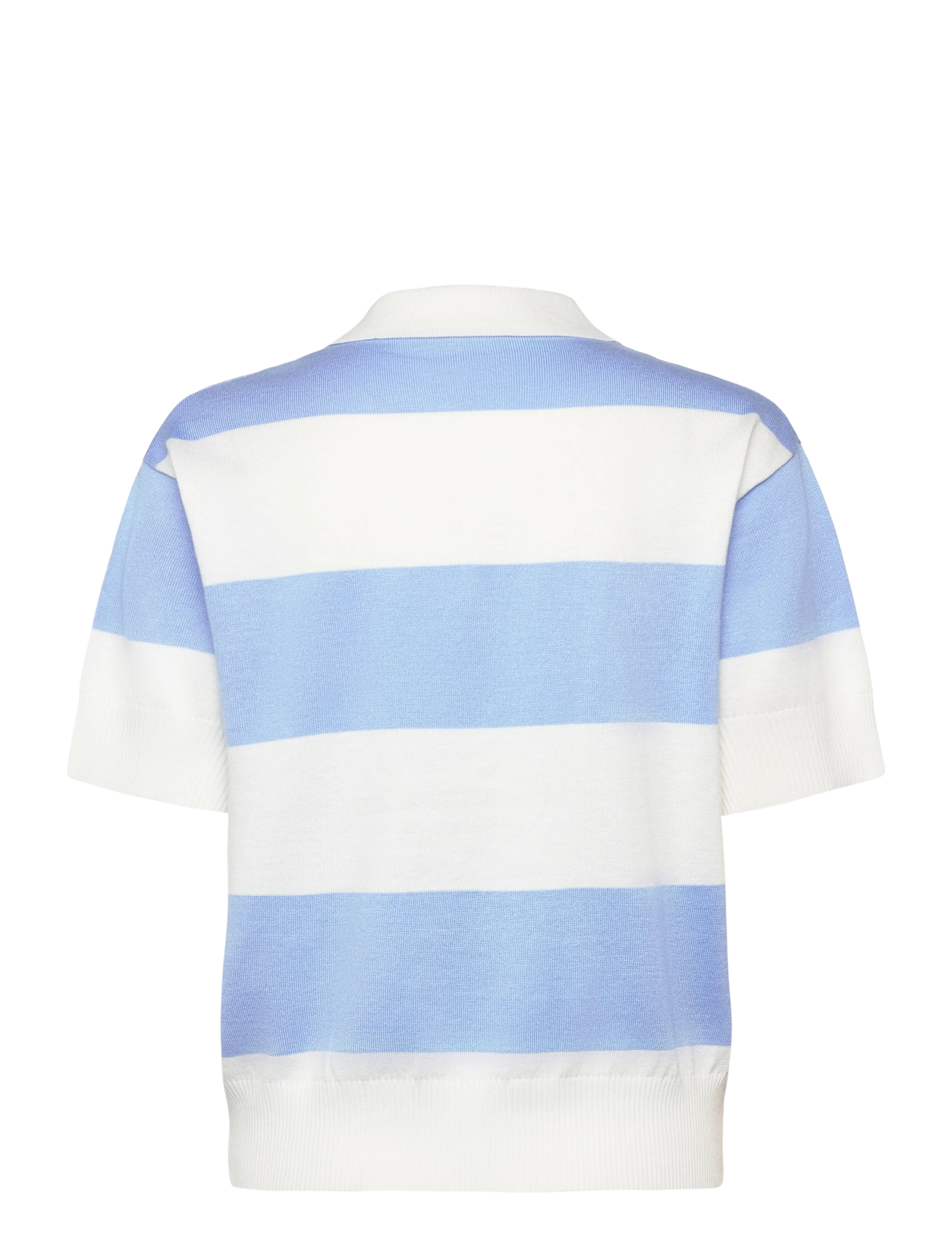ICHI - IHLULS POLO SS - laveste priser - wide cloud belair stripe - 2