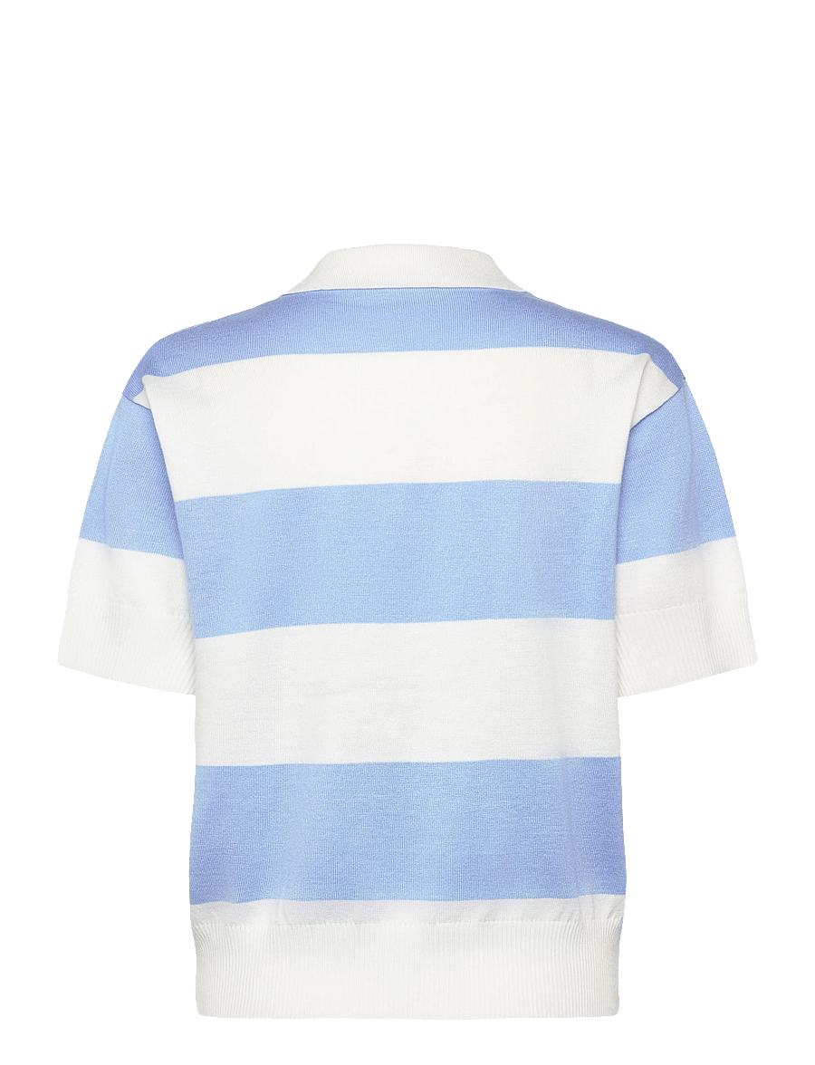ICHI - IHLULS POLO SS - poloshirts - wide cloud belair stripe - 2