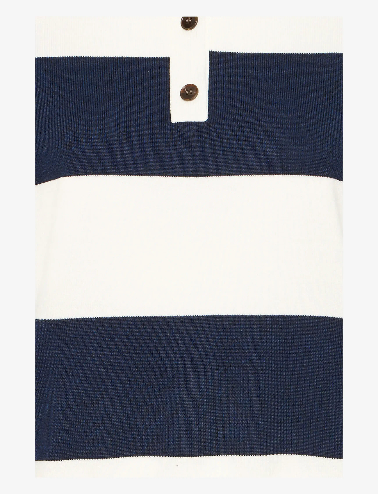 ICHI - IHLULS POLO SS - pikéer - wide total ec white stripe - 3