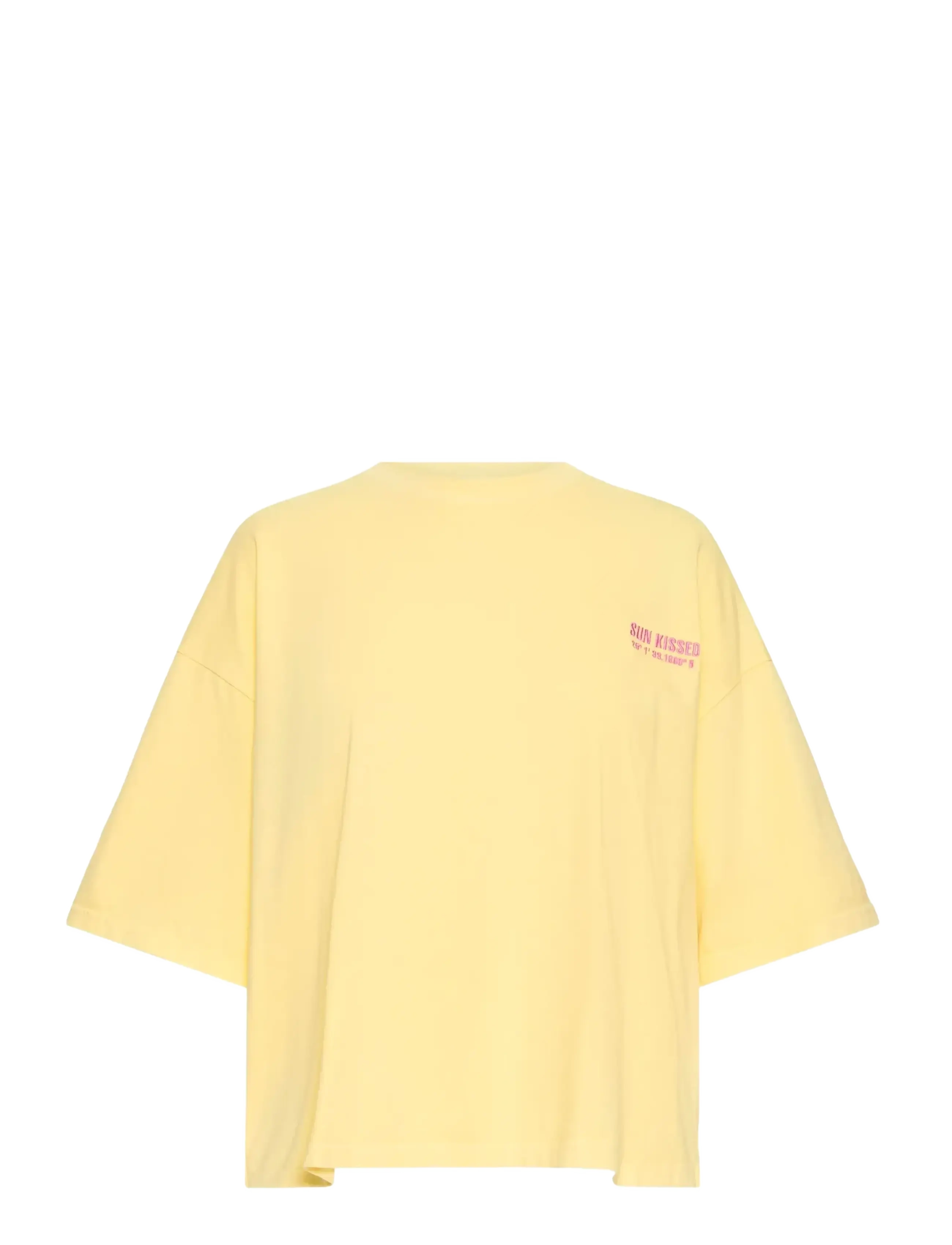 ICHI IHNICA SS4 - T-Shirts & Tops - MELLOW YELLOW / WILD ORCHID / yellow