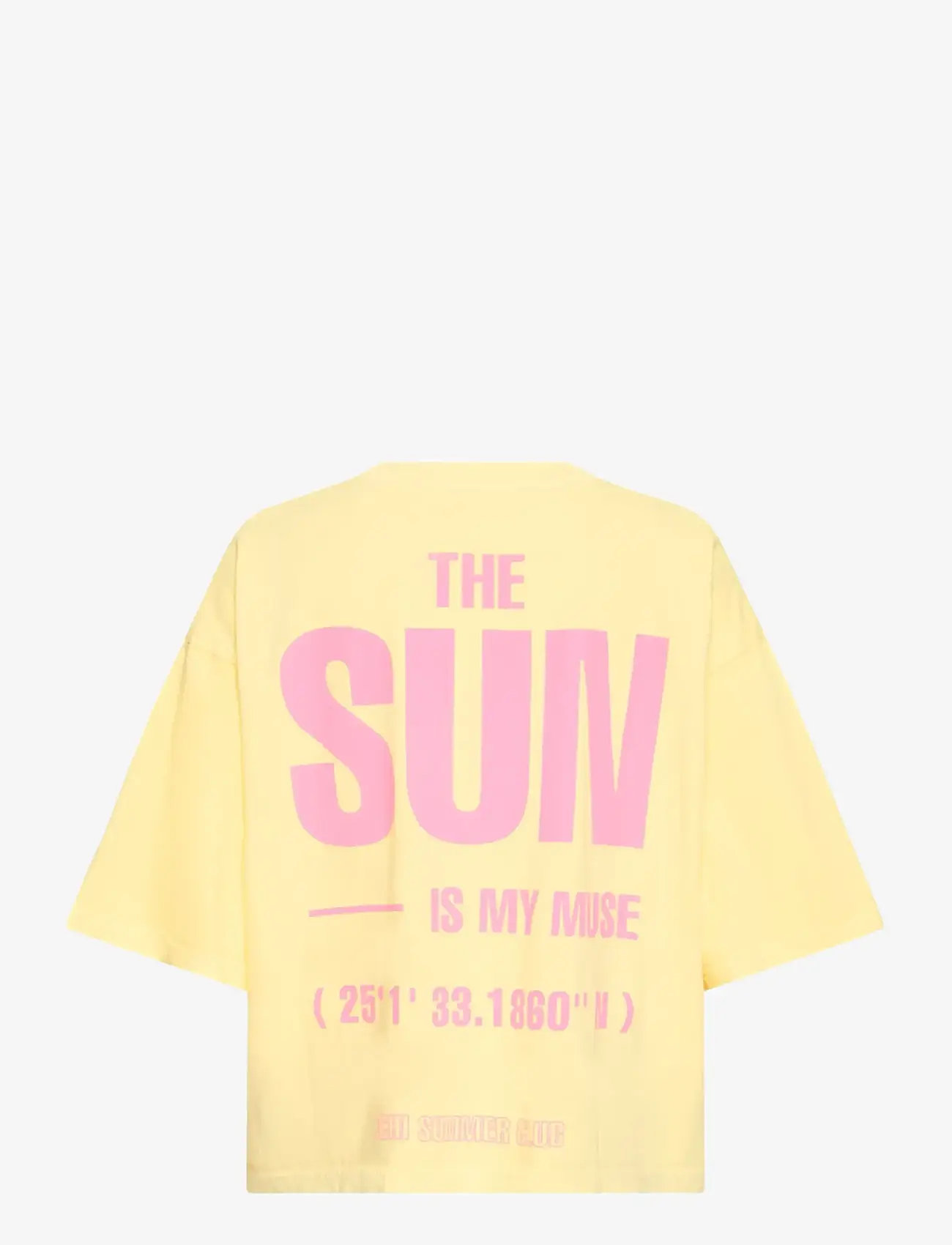 ICHI - IHNICA SS4 - crop tops - mellow yellow / wild orchid - 2