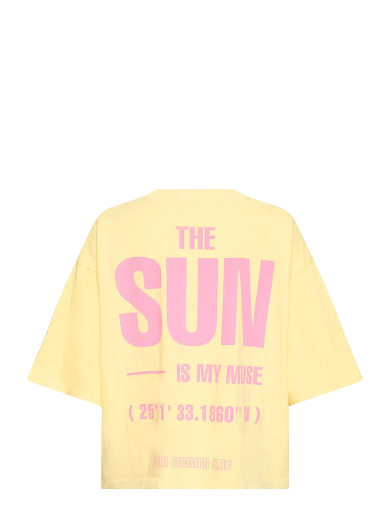 ICHI - IHNICA SS4 - crop tops - mellow yellow / wild orchid - 2