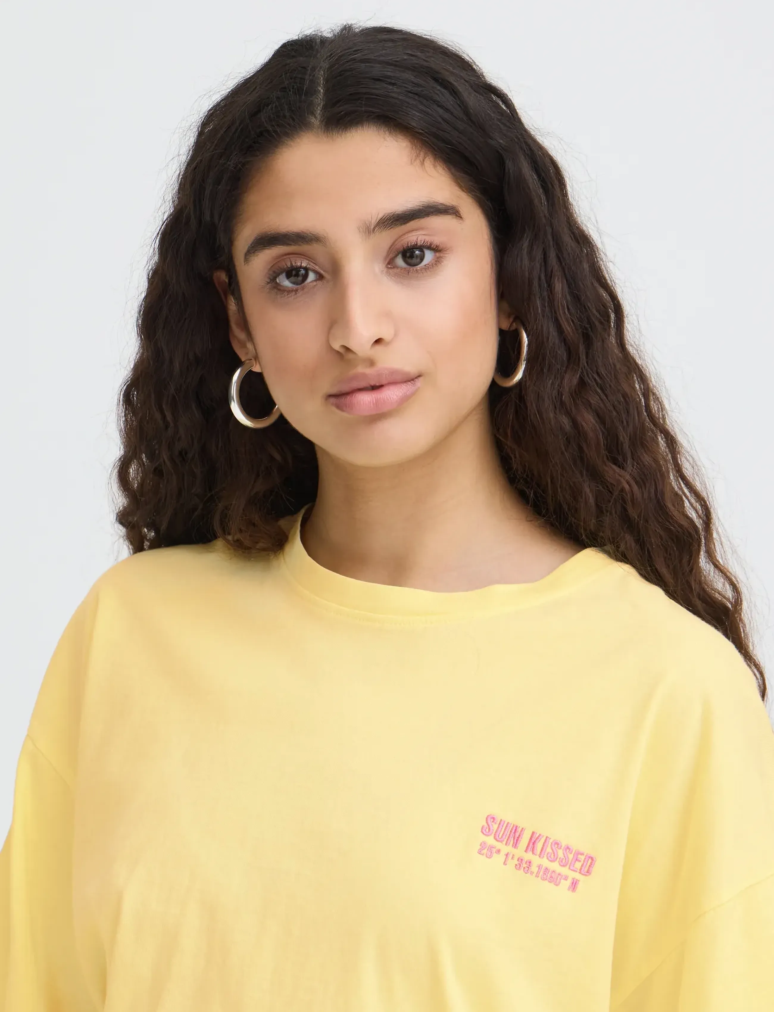 ICHI IHNICA SS4 - T-shirts & Toppe - MELLOW YELLOW / WILD ORCHID / yellow