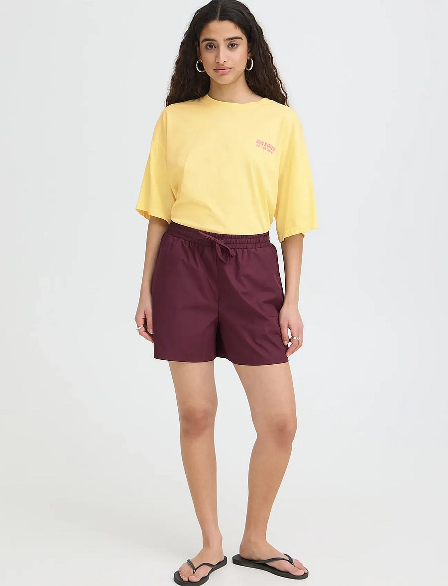 ICHI - IHNICA SS4 - crop tops - mellow yellow / wild orchid - 3