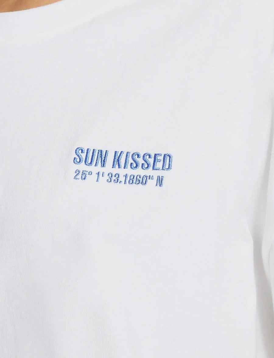 ICHI - IHNICA SS4 - crop tops - cloud dancer / wedgewood - 3
