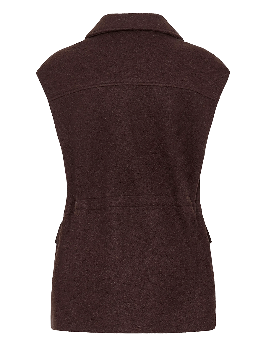 ICHI - IHSTIPA WA - fleece- und teddy-westen - mole' - 2