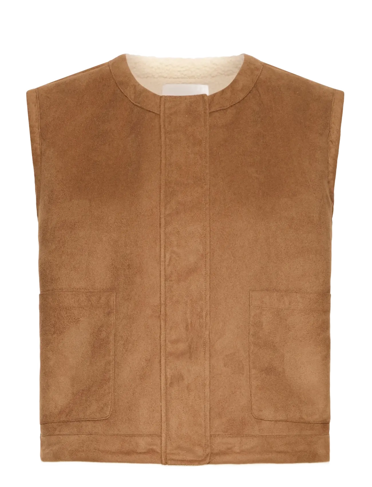 ICHI - IHINORA WA - fleece- und teddy-westen - cocoa brown - 1