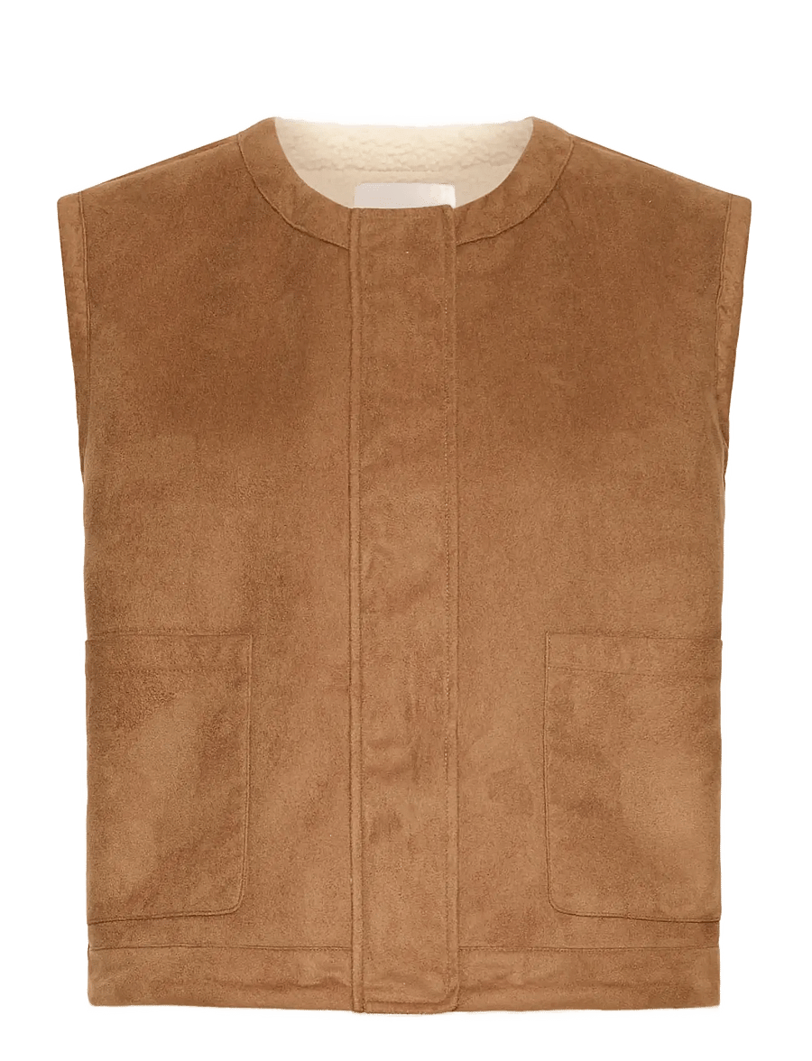 ICHI - IHINORA WA - fleece- und teddy-westen - cocoa brown - 1