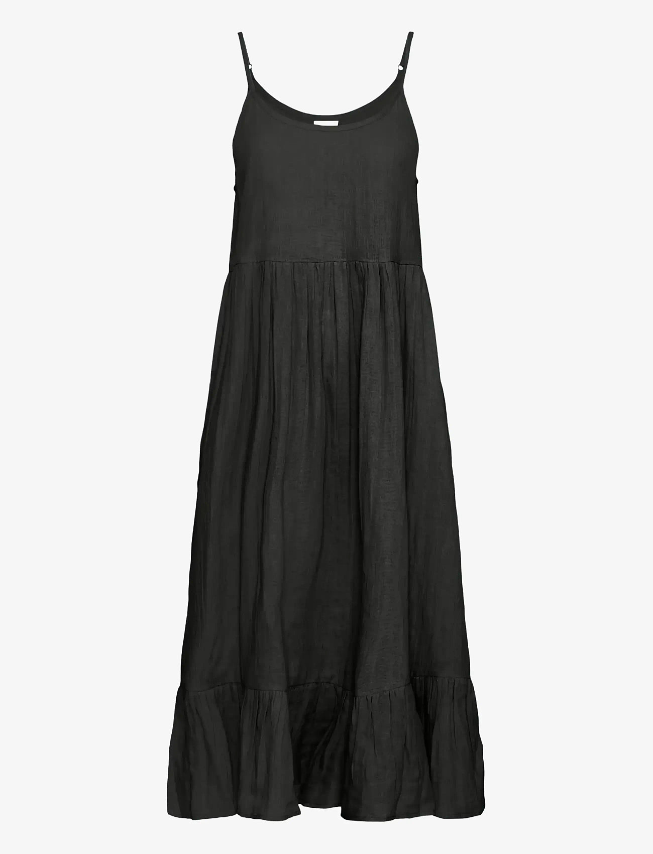 ICHI - IAFOXA MIDI DR - sommerkjoler - black - 0