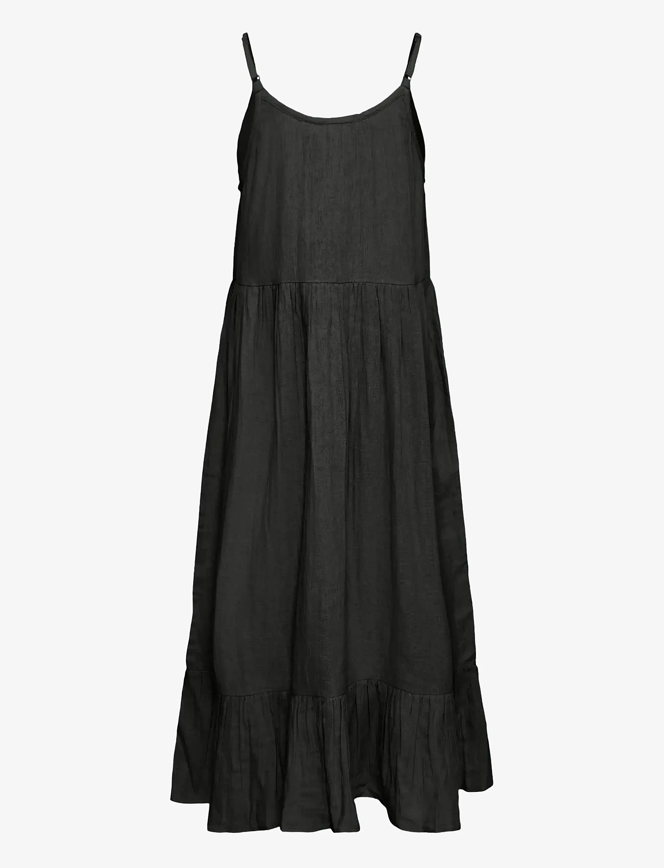 ICHI - IAFOXA MIDI DR - sommerkjoler - black - 1