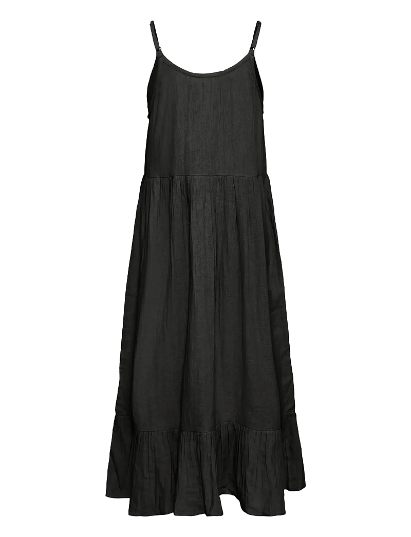 ICHI - IAFOXA MIDI DR - sommerkleider - black - 1