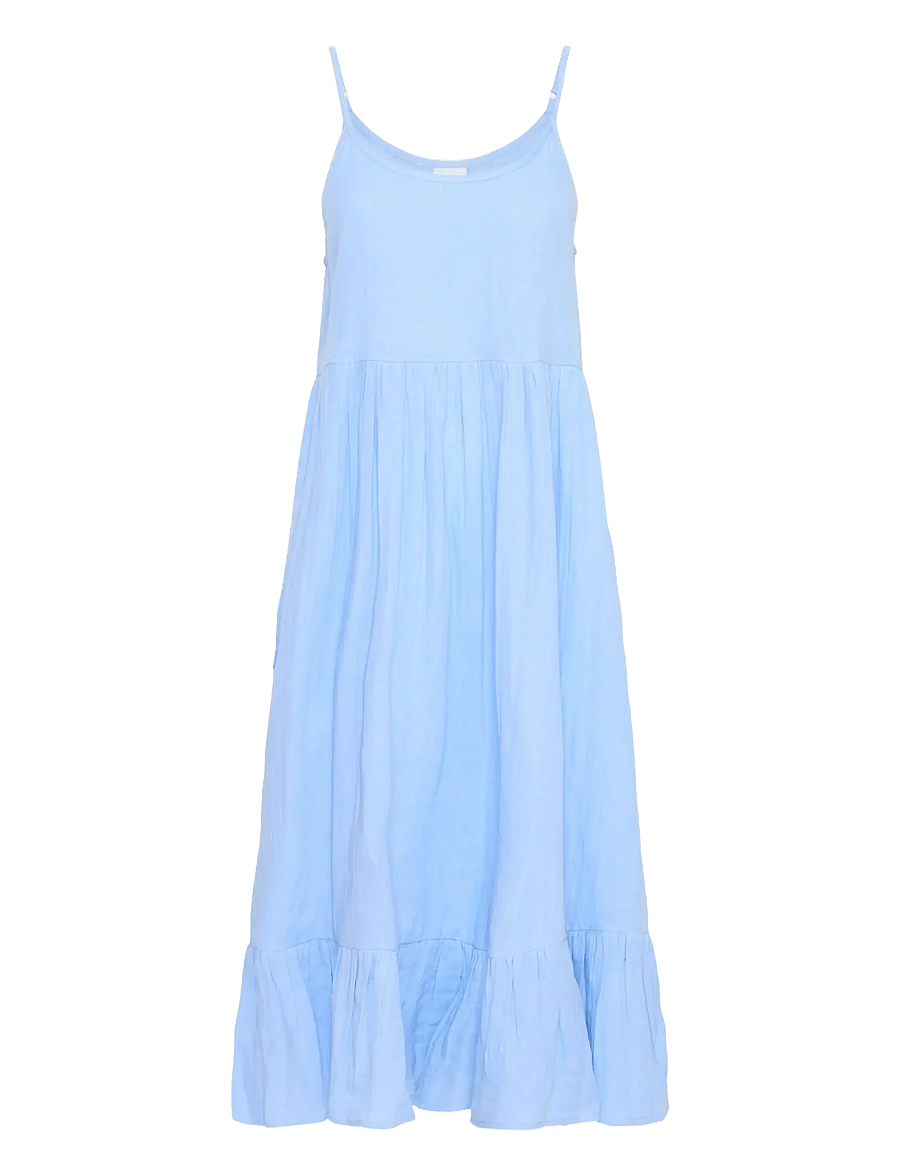 ICHI - IAFOXA MIDI DR - sommerkleider - placid blue - 0