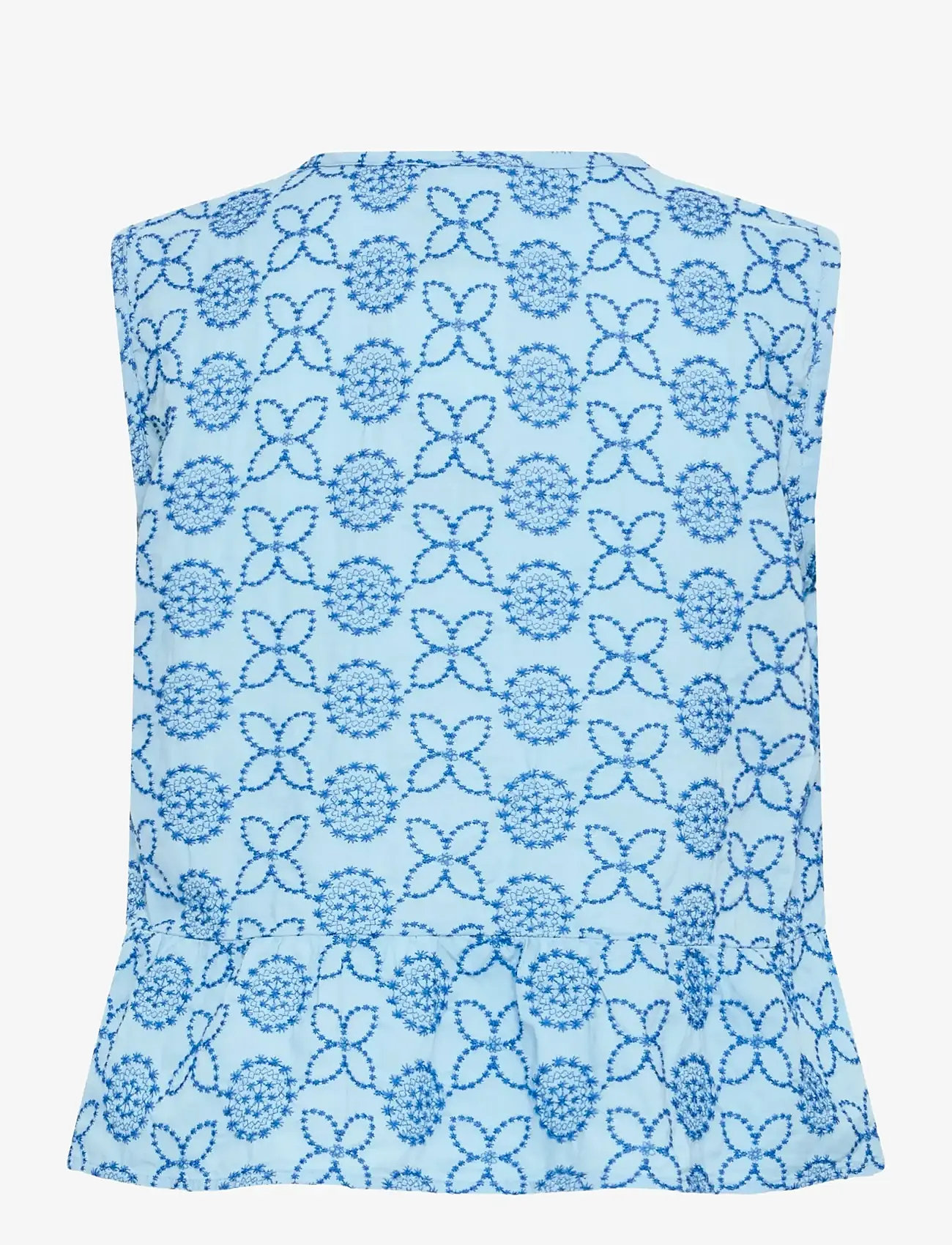 ICHI - IHGIVI SS - tanktops - blue flower embro - 2