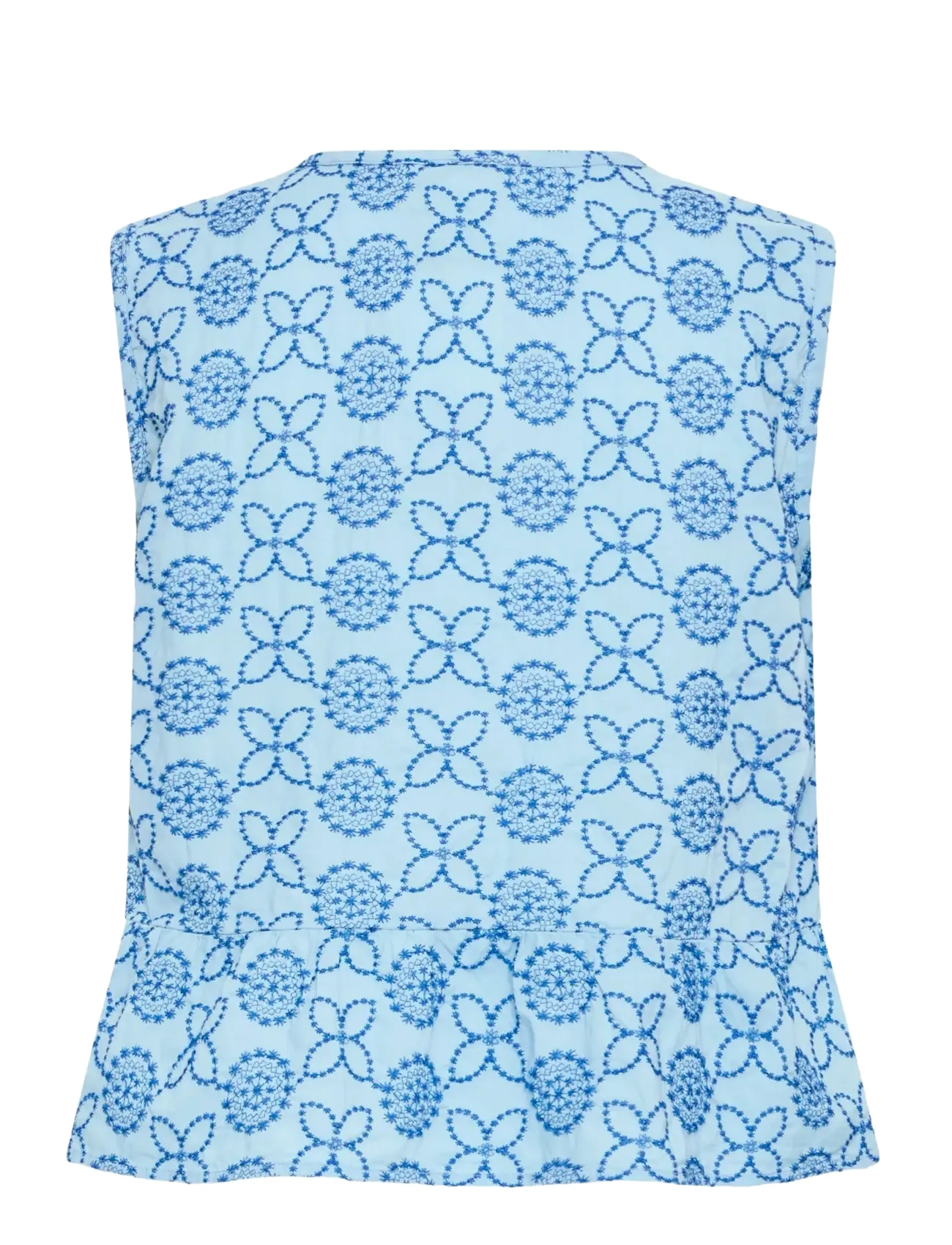 ICHI - IHGIVI SS - linnen - blue flower embro - 2