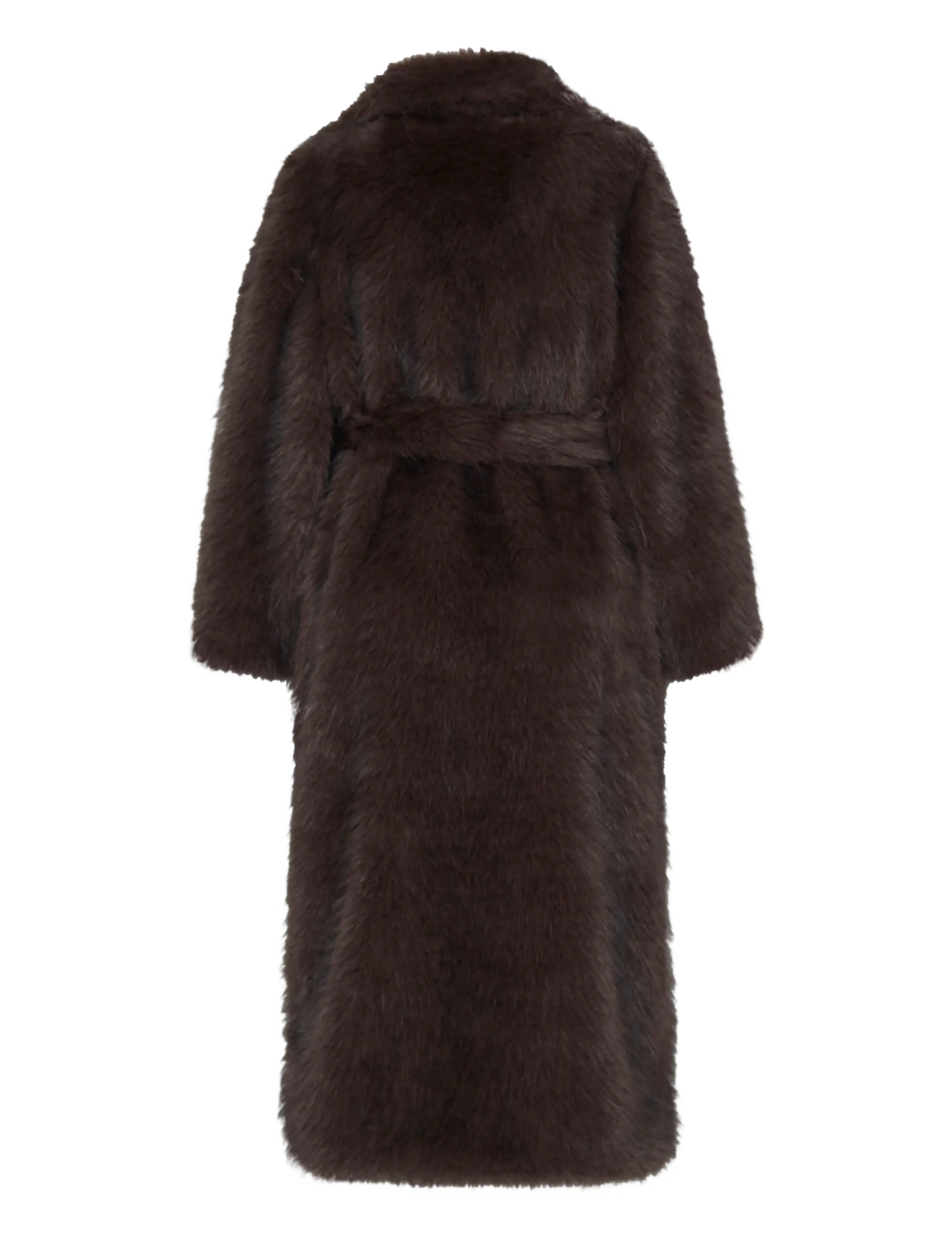 ICHI - IHHAVUZA JA - kunstpelz - chocolate brown melange - 2