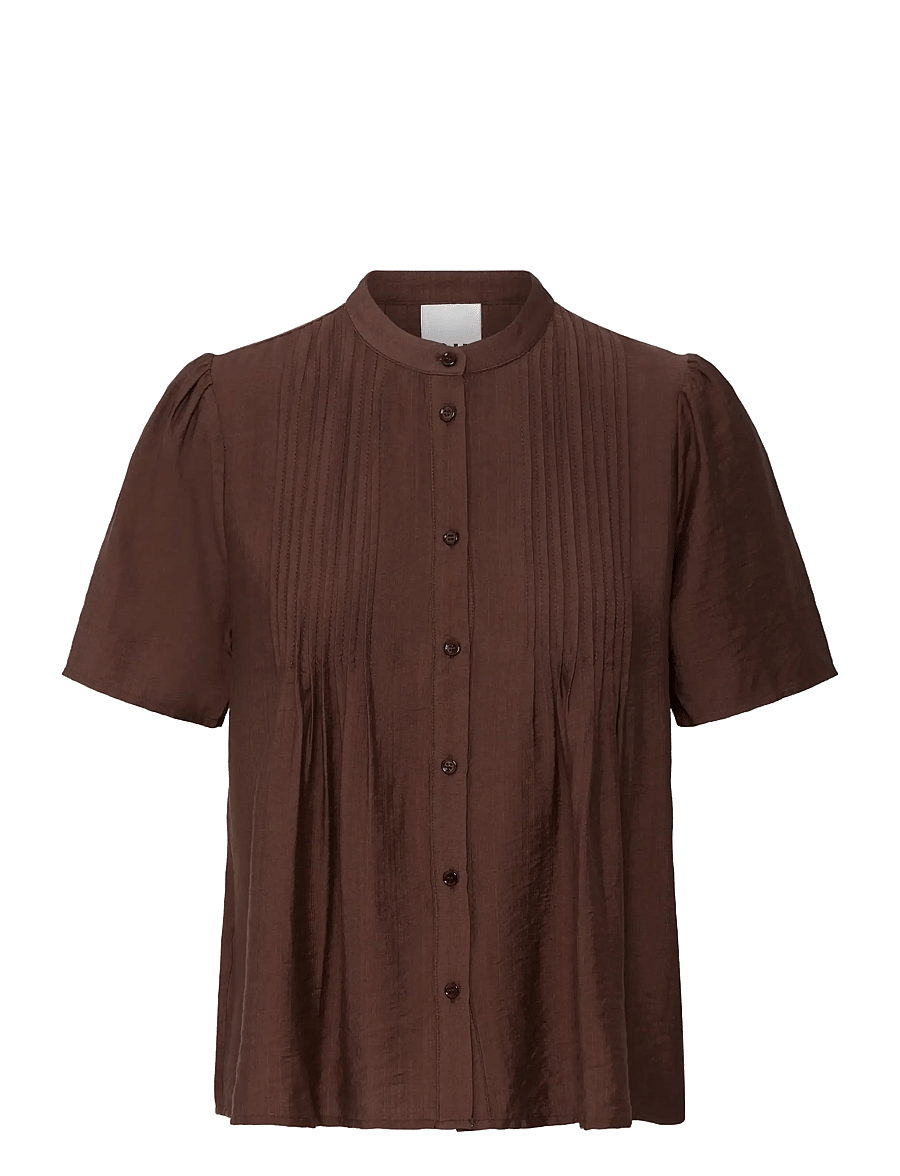 ICHI - IHWILMA SH2 - kurzärmelige blusen - chicory coffee - 1