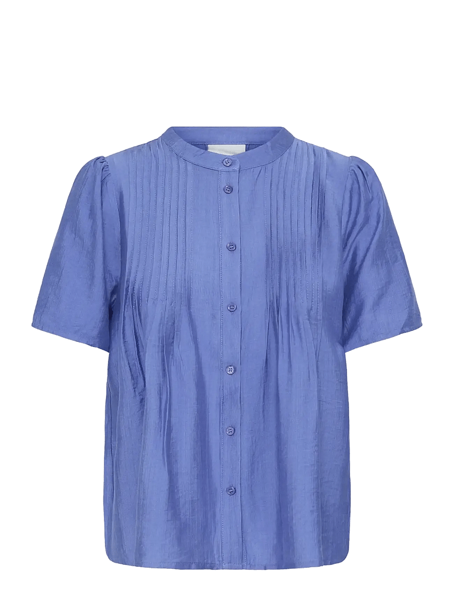 ICHI - IHWILMA SH2 - kortærmede bluser - wedgewood - 1