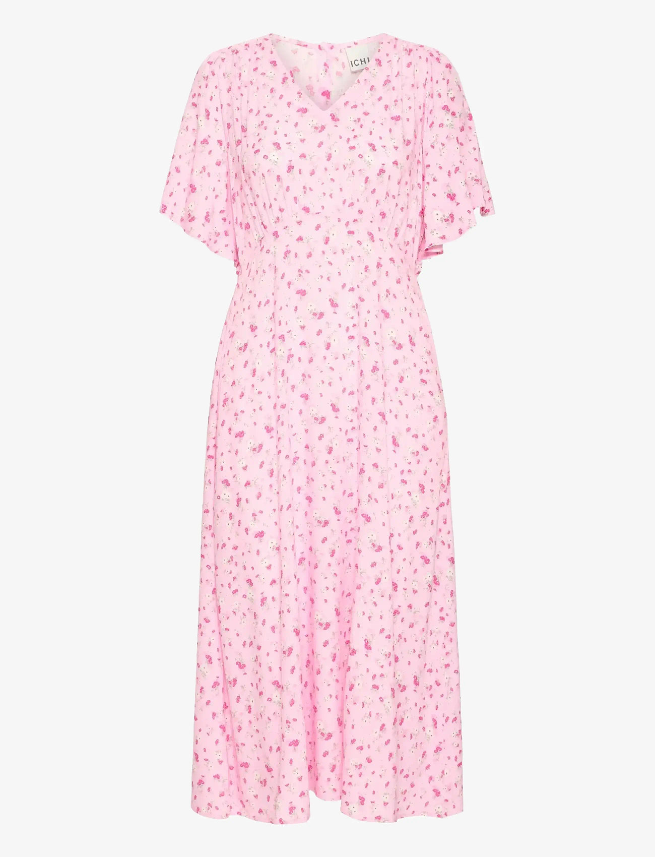 ICHI - IHVERA DR42 - summer dresses - pink lady flower - 1