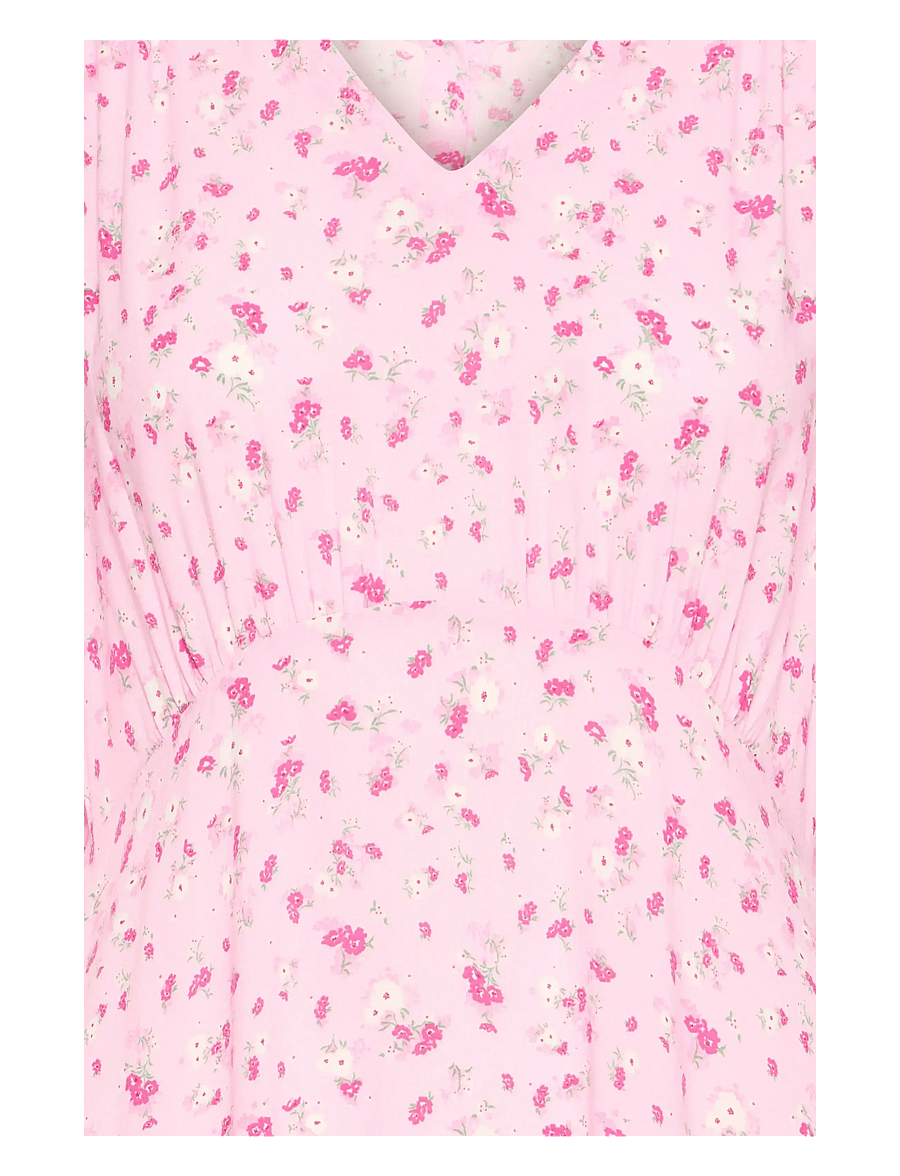 ICHI - IHVERA DR42 - sommarklänningar - pink lady flower - 3
