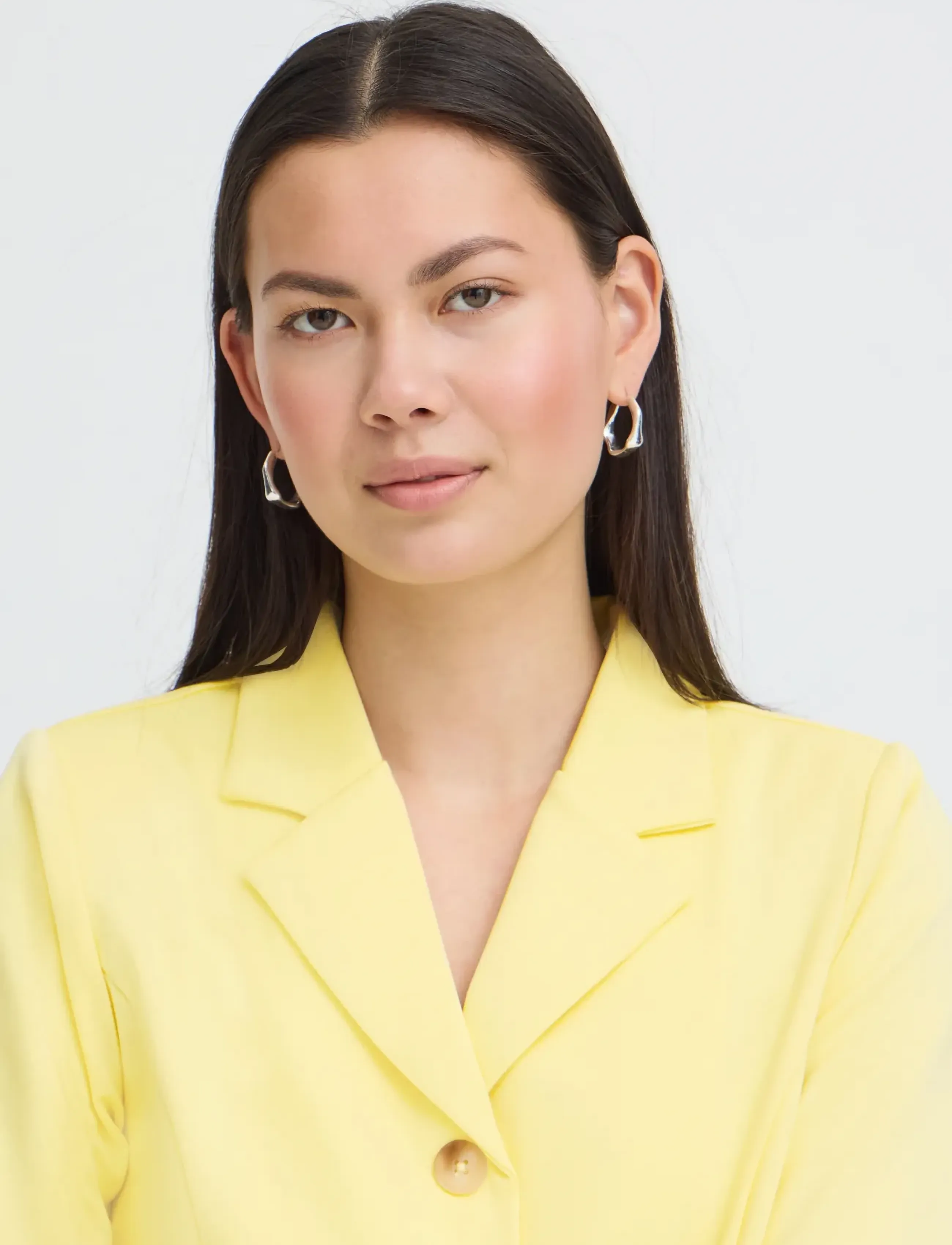 ICHI Ihkate Trend Bl13, XS, Yellow, Blazere > Enkeltradede Blazere, Dame