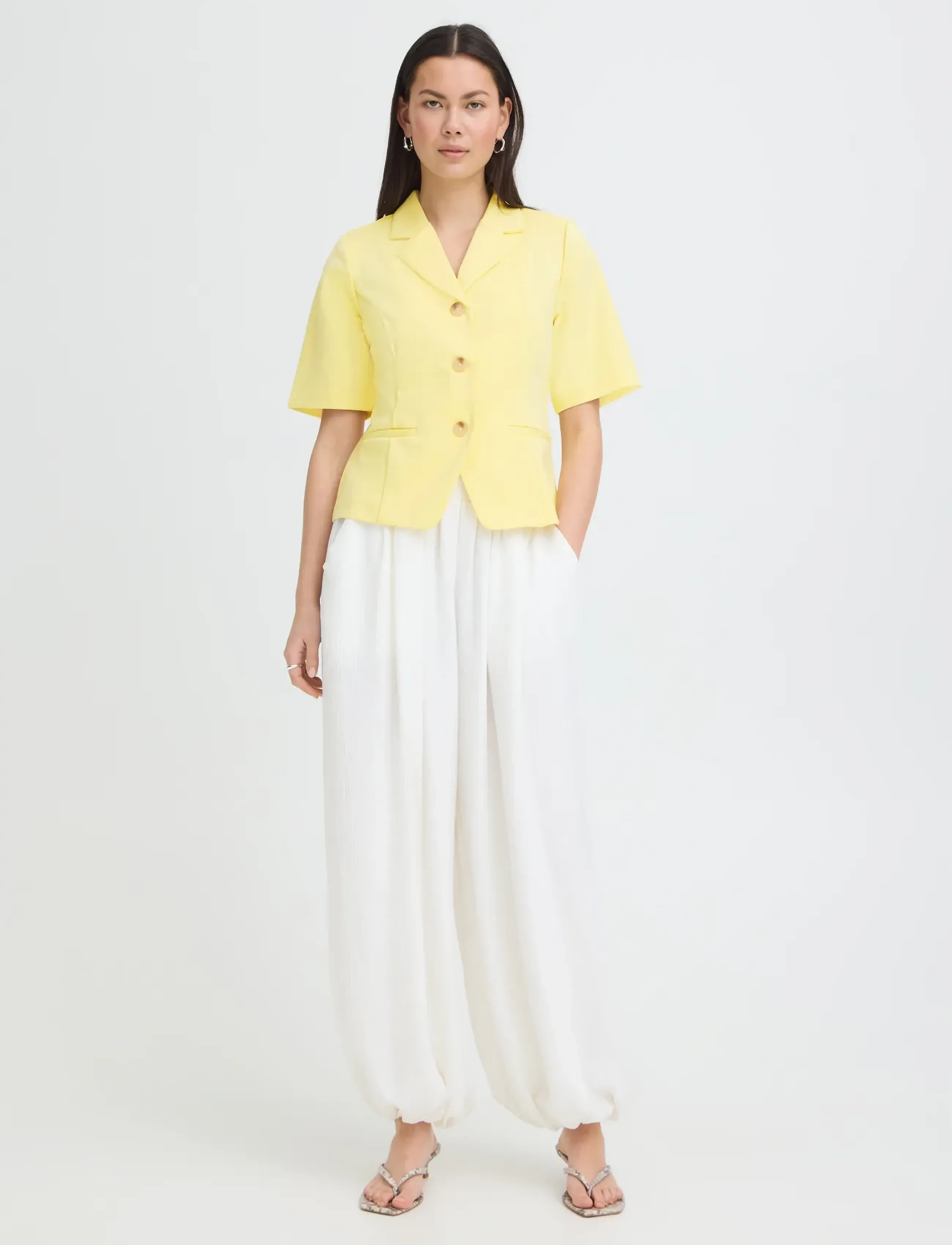 ICHI - IHKATE TREND BL13 - party wear at outlet prices - mellow yellow - 4