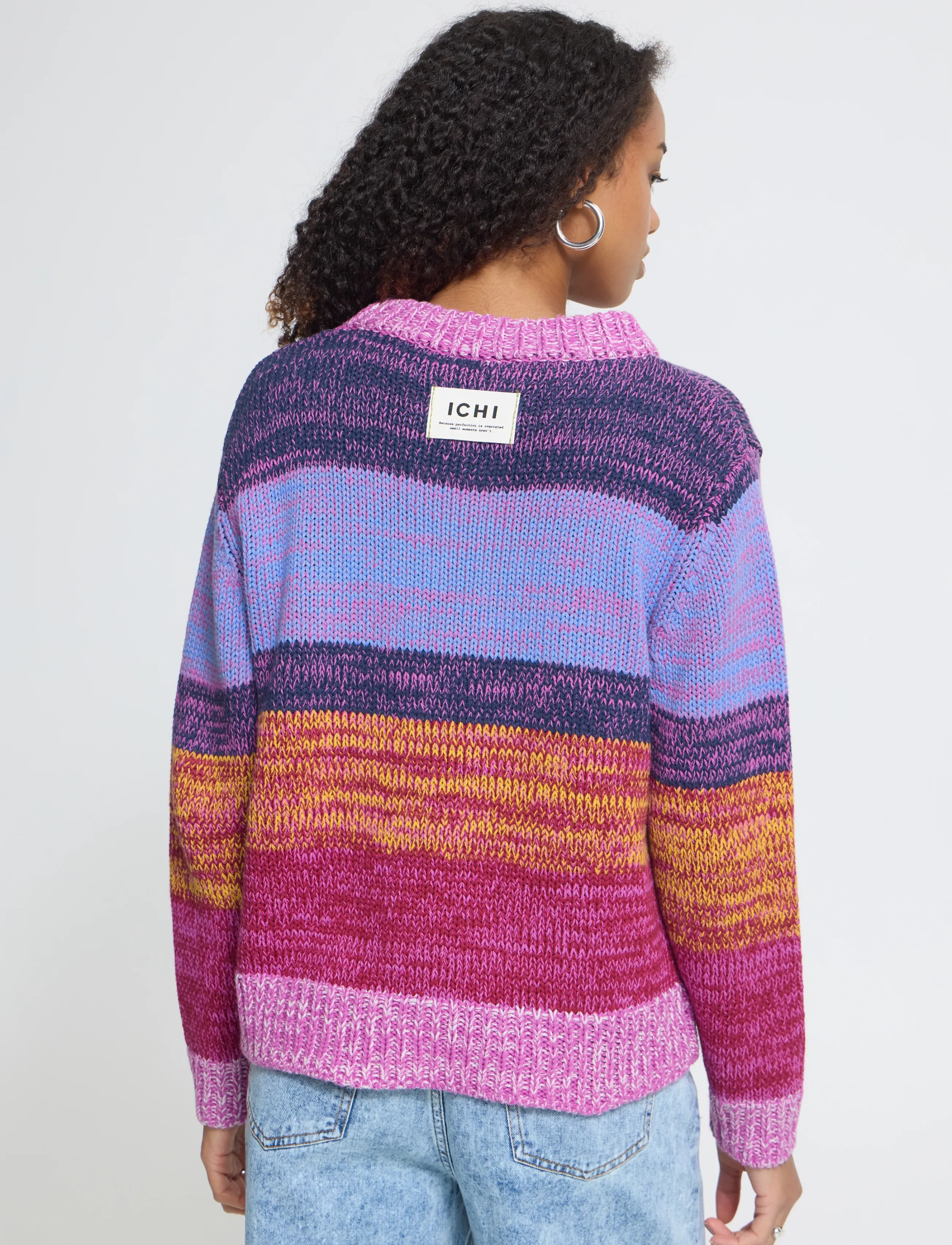 ICHI - IHALINEA LS - meadow mauve mix color - 3