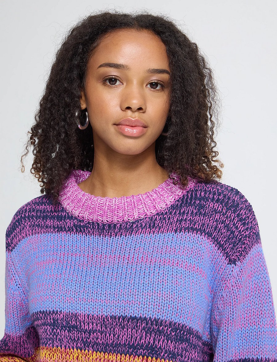 ICHI - IHALINEA LS - striktrøjer - meadow mauve mix color - 4