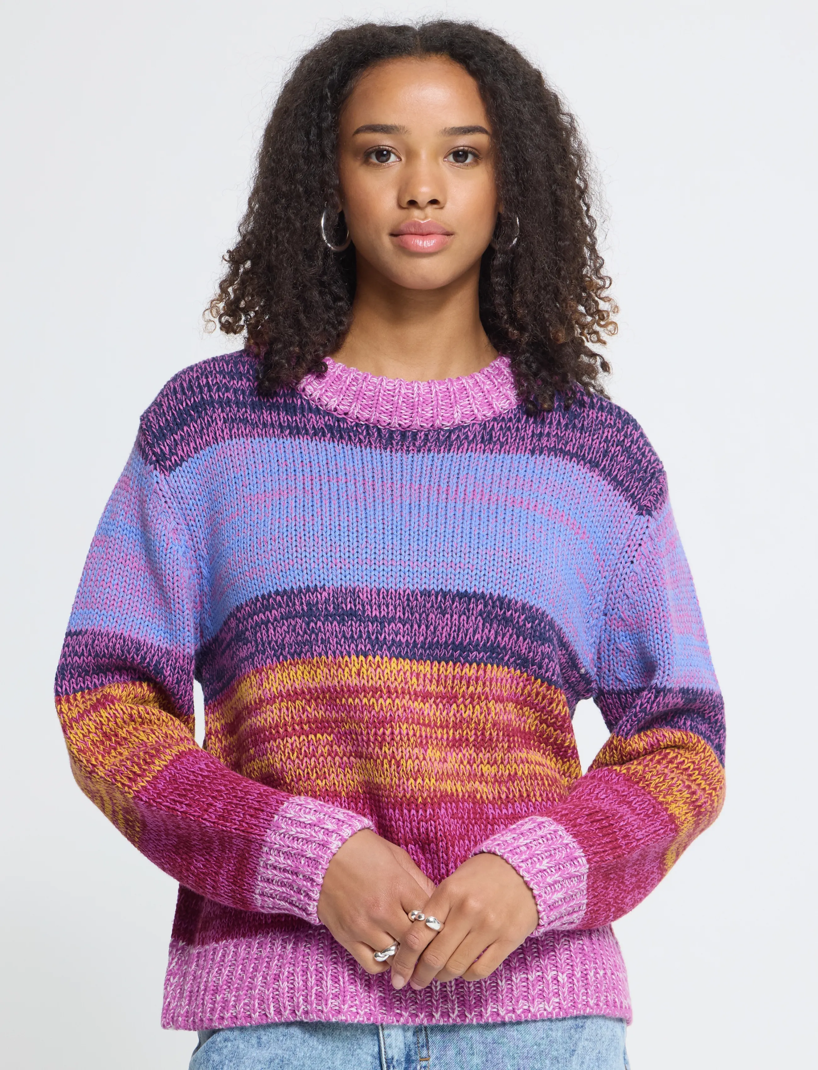 ICHI - IHALINEA LS - meadow mauve mix color - 5