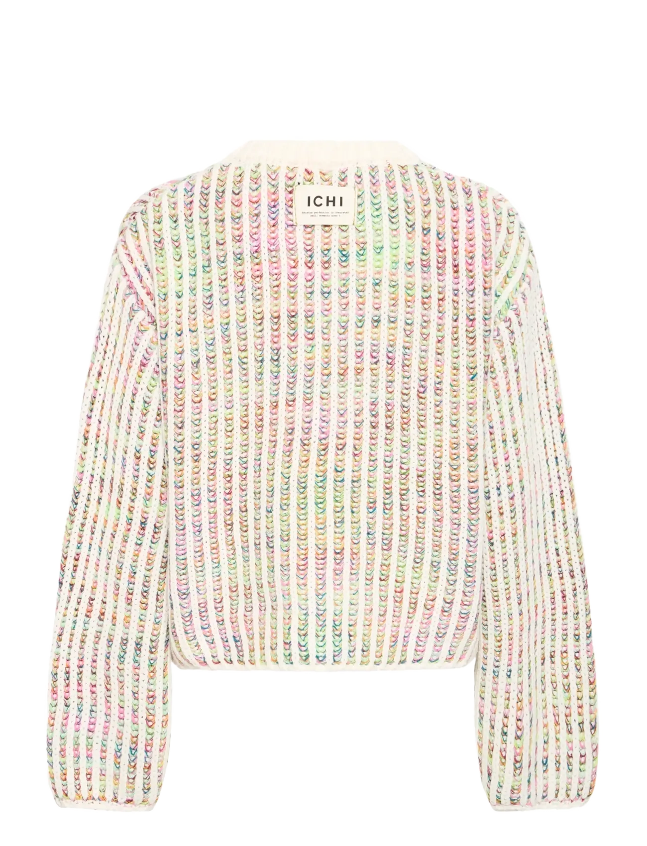 ICHI - IHANILA LS - cloud dancer w multicolor - 2