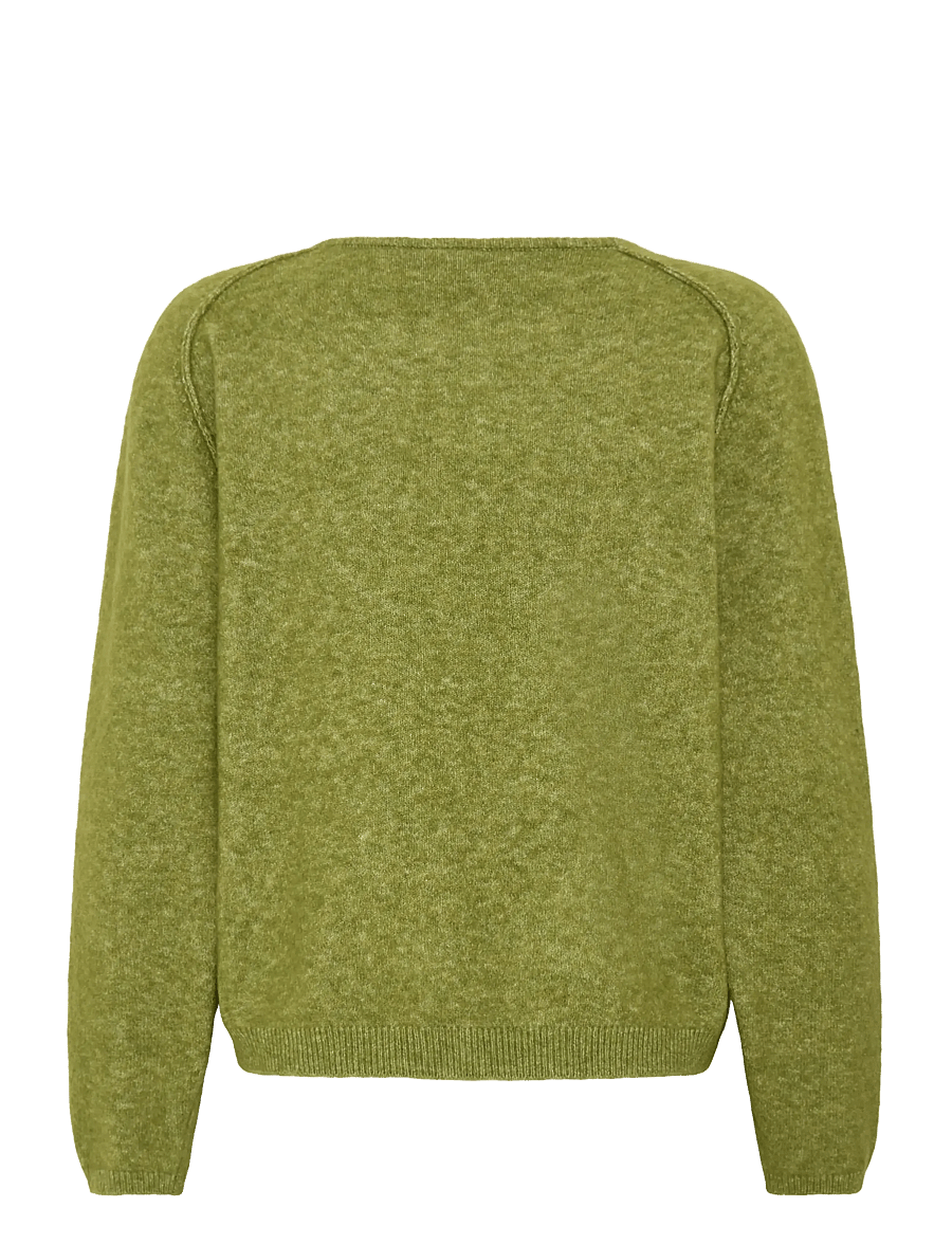 ICHI - IHDASILA LS4 - stickade tröjor - calla green - 2