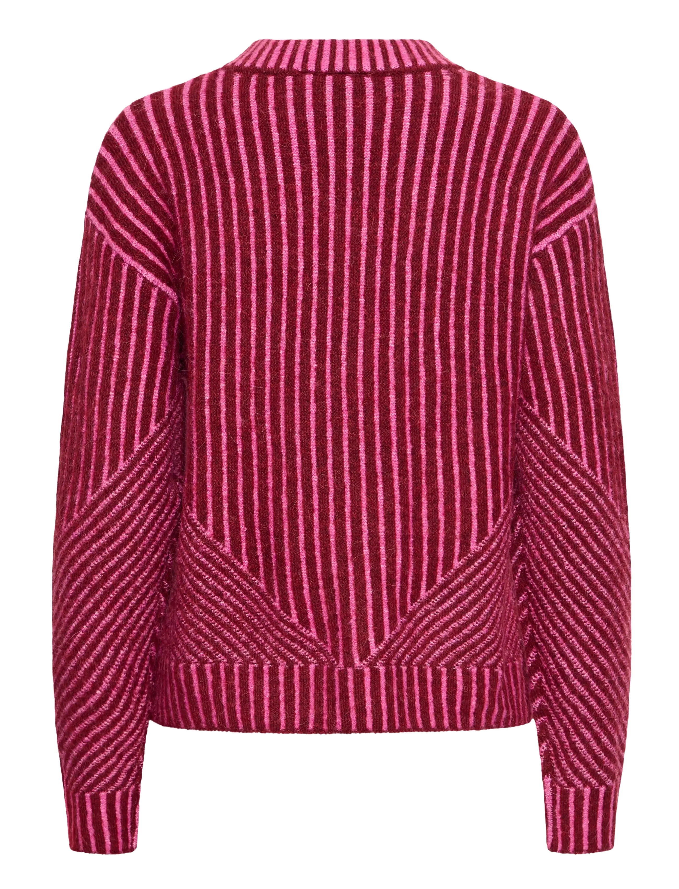 ICHI - IHKAMARA LS STRIPE5 - pullover - rhododendron pink stripe - 2