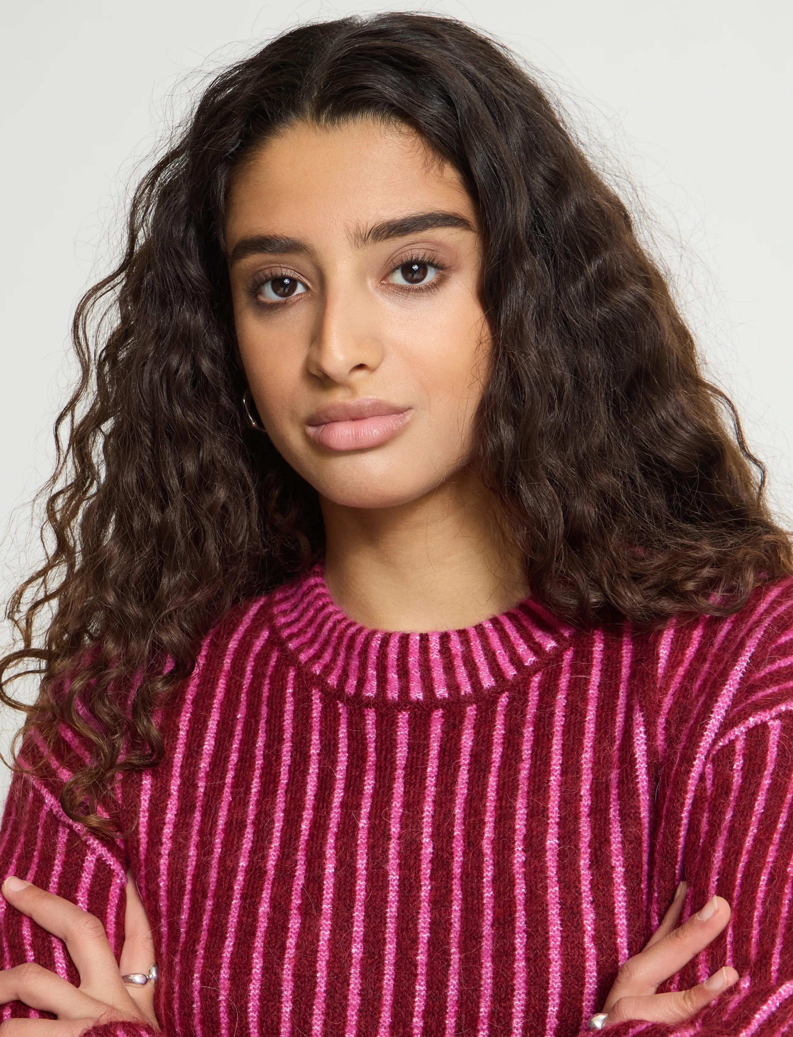 ICHI - IHKAMARA LS STRIPE5 - pullover - rhododendron pink stripe - 4