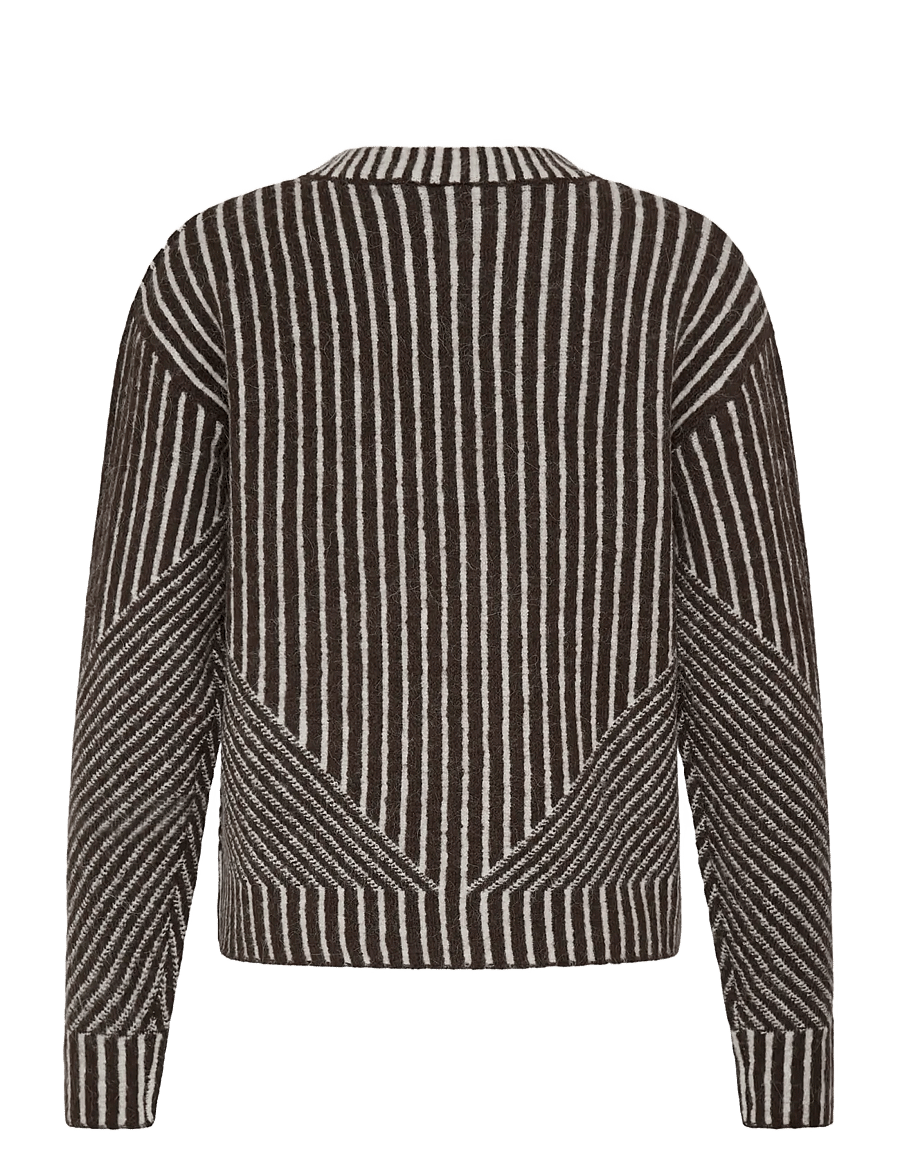ICHI - IHKAMARA LS STRIPE5 - pullover - chocolate torte c.d. stripe - 2