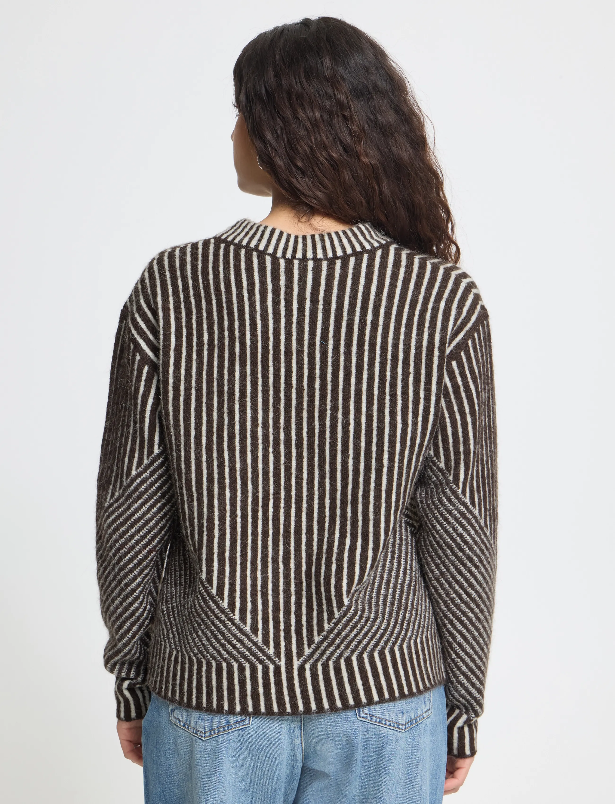 ICHI - IHKAMARA LS STRIPE5 - pullover - chocolate torte c.d. stripe - 3
