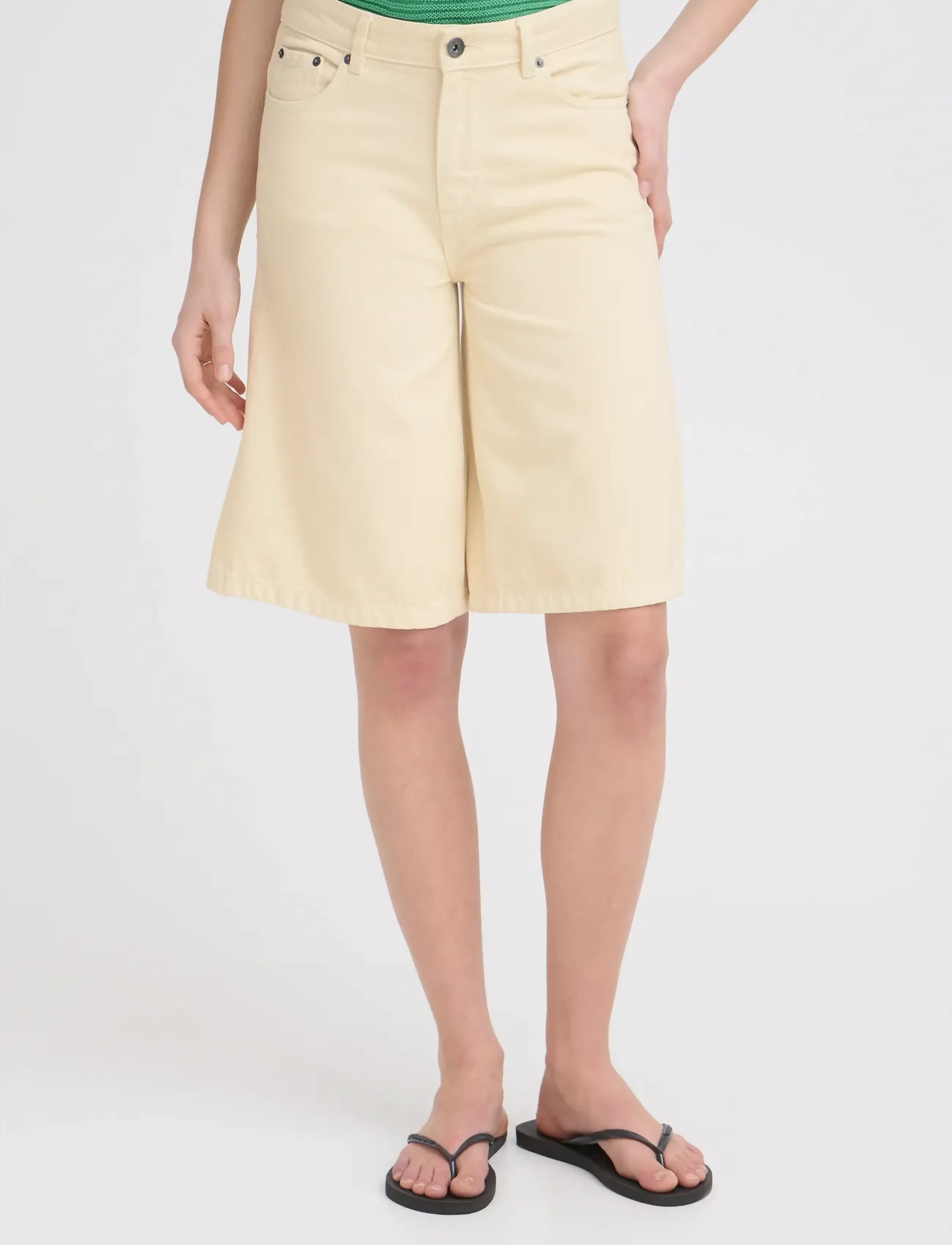 ICHI - IHKIRSTEN BERMUDA SHO - jorts - birch - 5