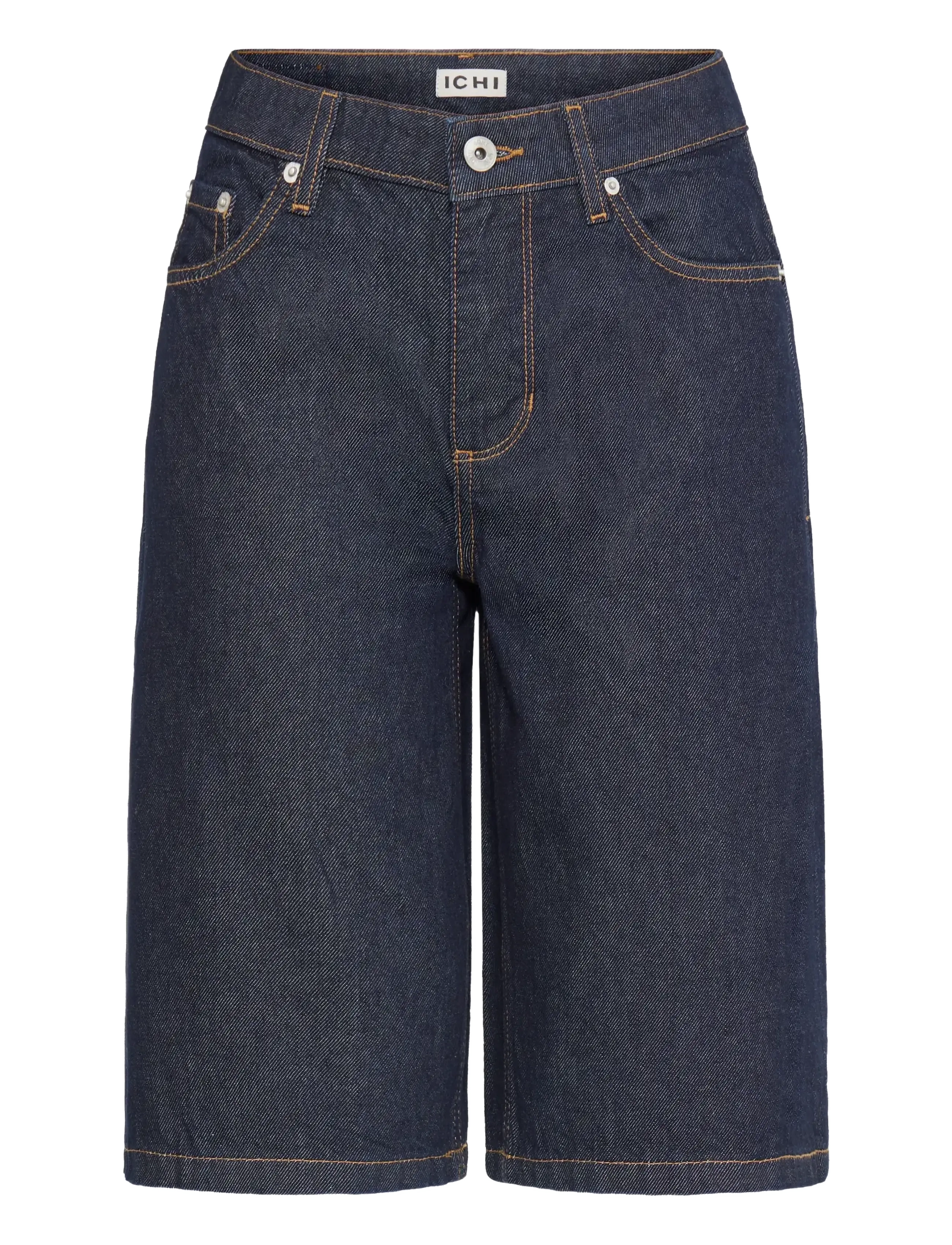 ICHI IHKIRSTEN BERMUDA SHO - Lühikesed püksid - DENIM AUTHENTIC BLUE / blue
