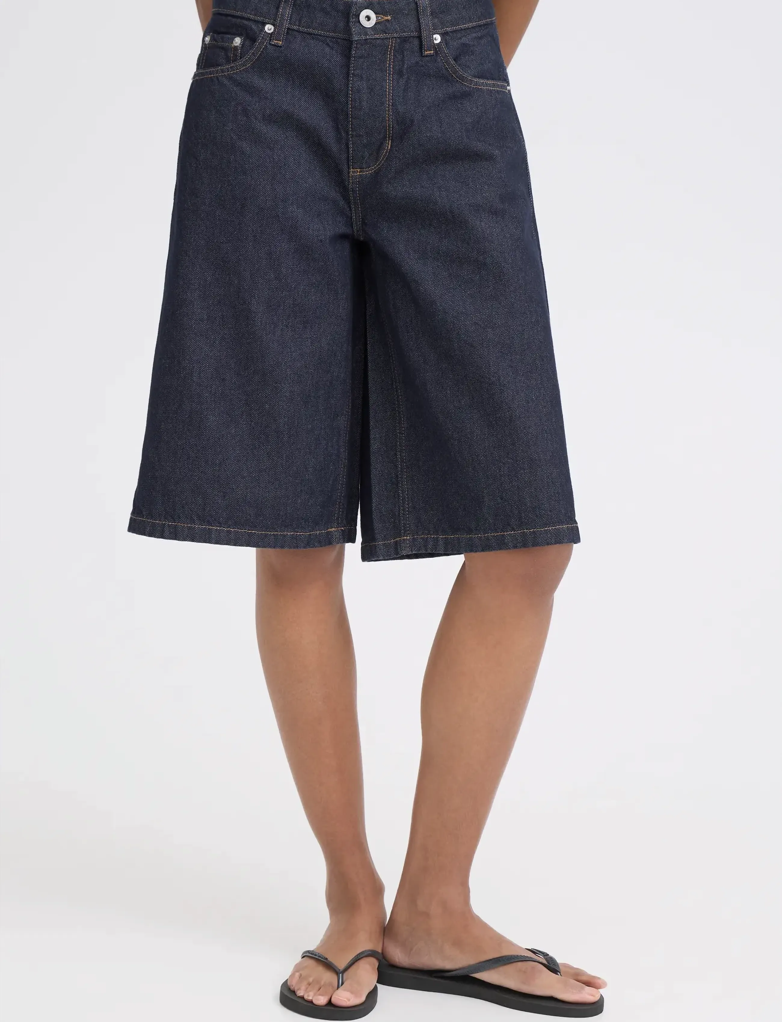 ICHI - IHKIRSTEN BERMUDA SHO - jorts - denim authentic blue - 5