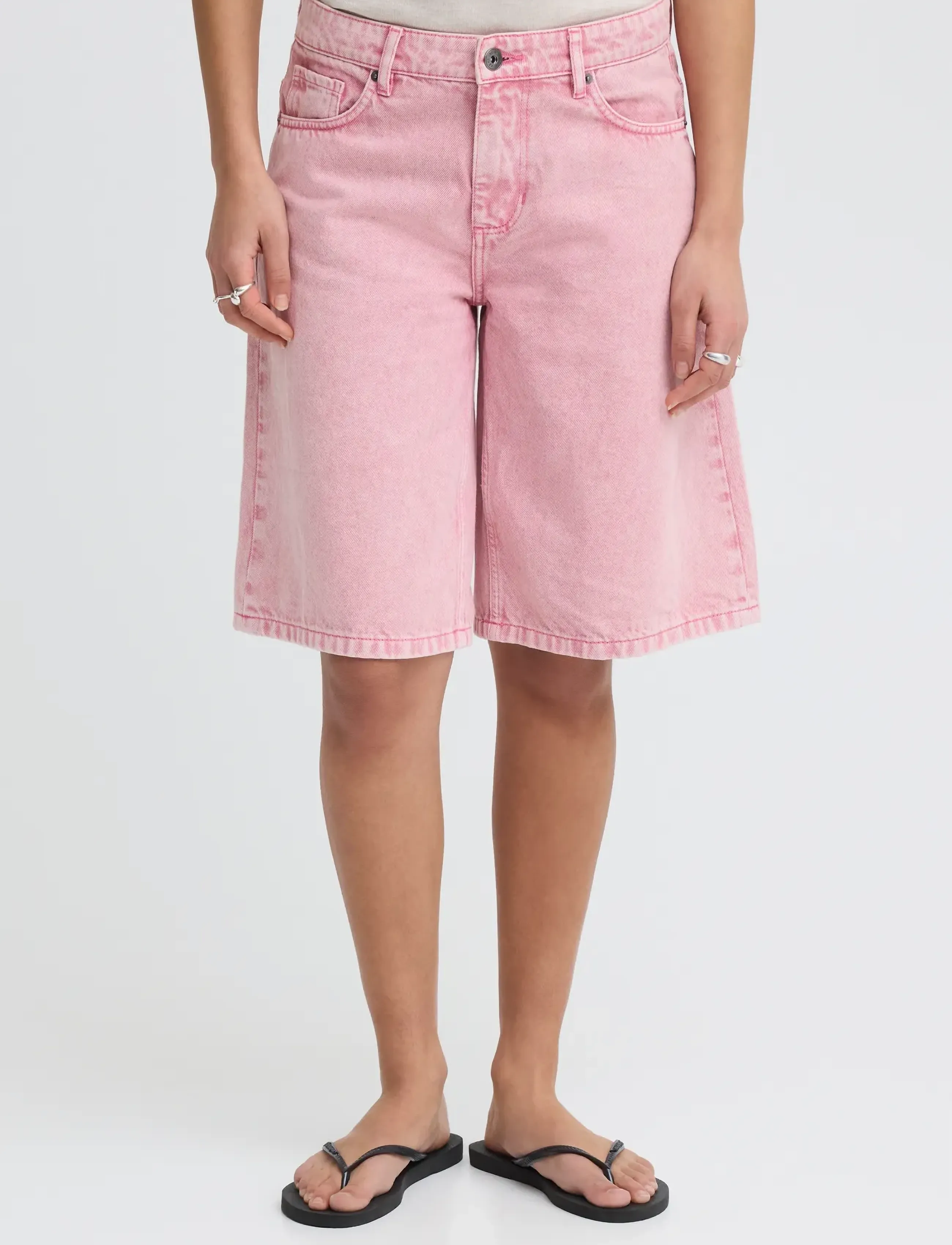 ICHI - IHKIRSTEN BERMUDA SHO - jorts - wild orchid - 5