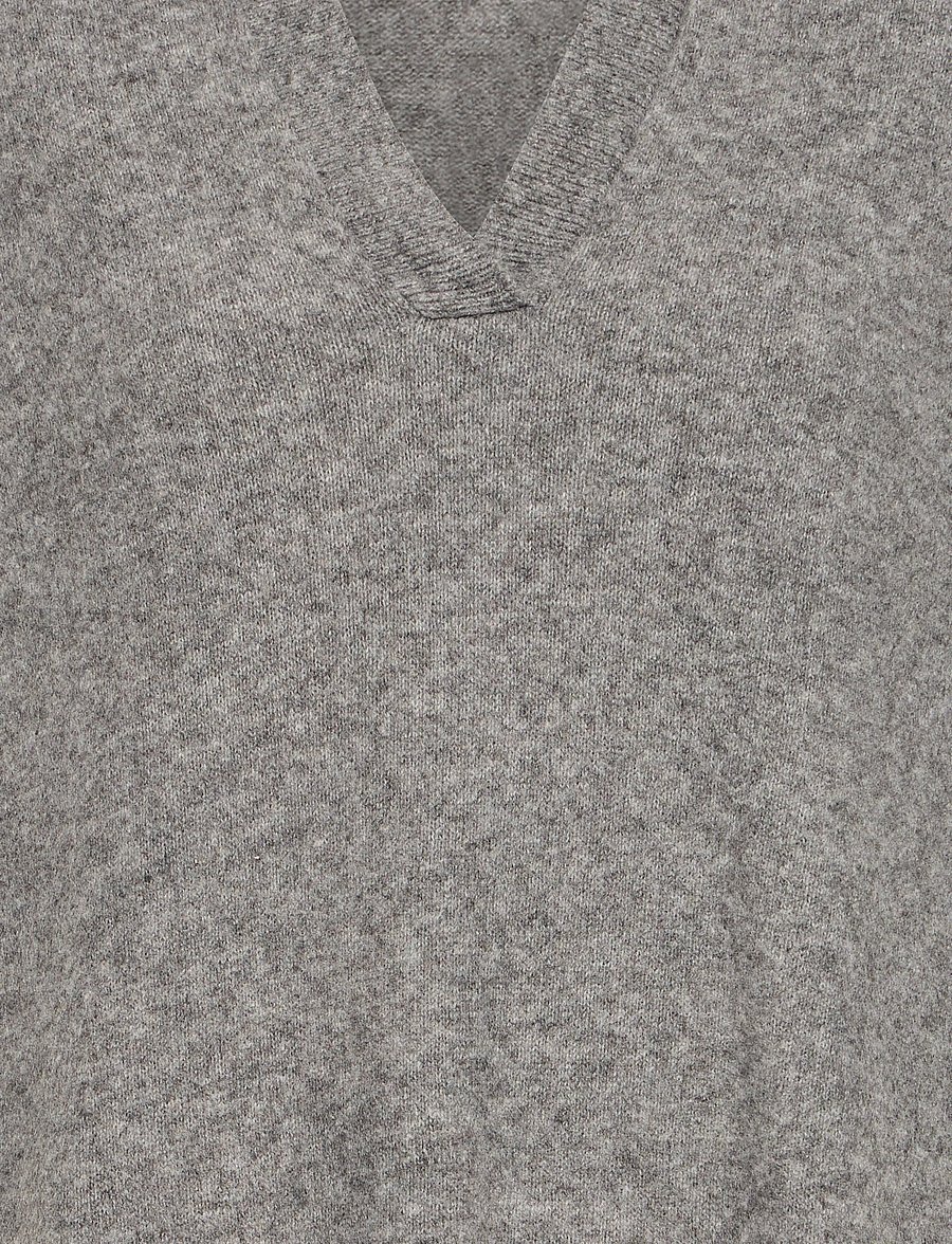 ICHI - IHDASILA DR4 - stickade klänningar - asphalt melange - 5