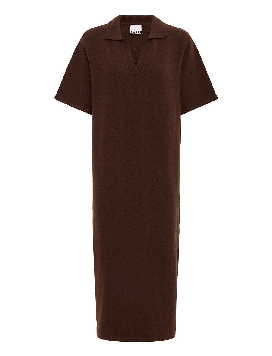 ICHI - IHDASILA DR4 - knitted dresses - chicory coffee - 1