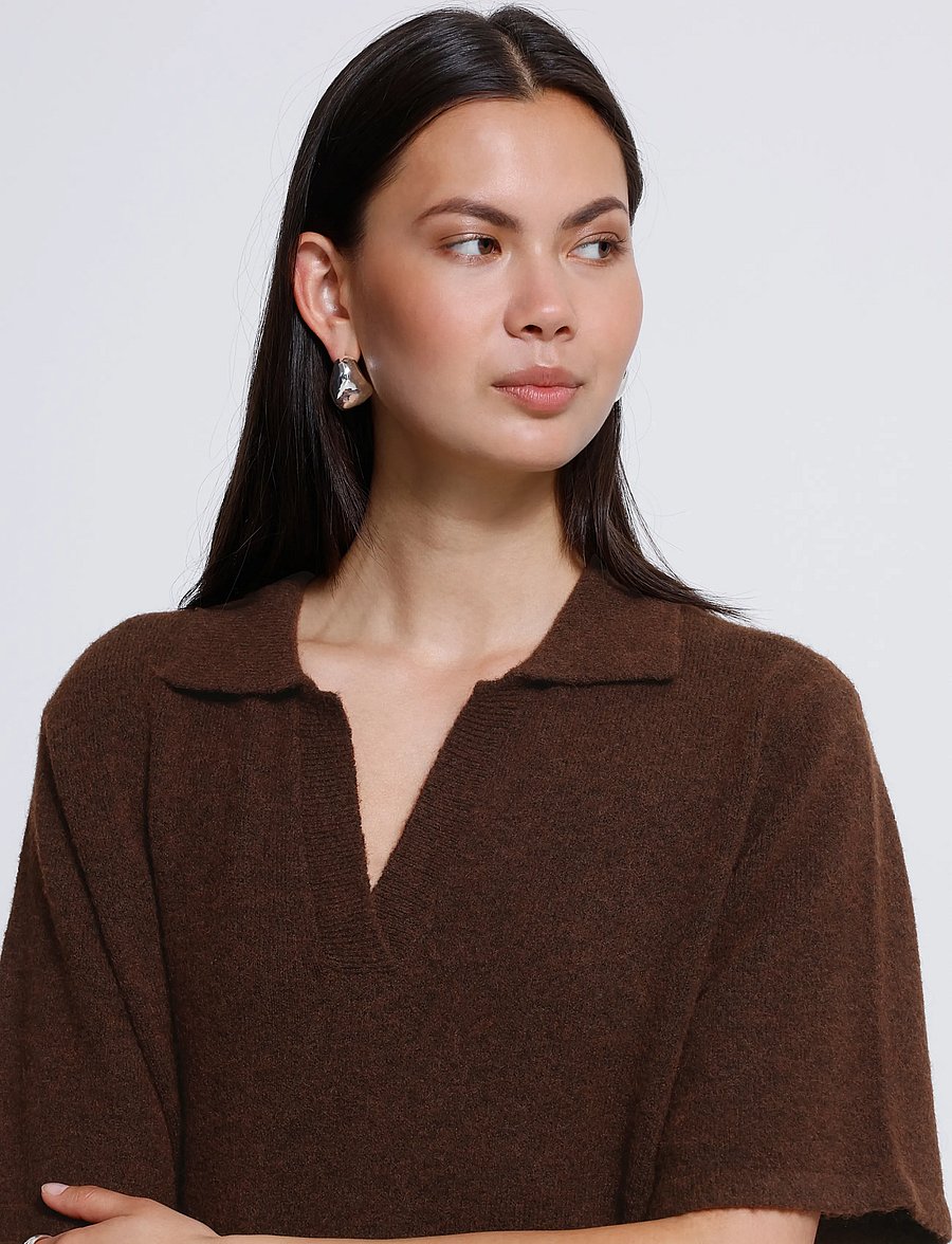 ICHI - IHDASILA DR4 - knitted dresses - chicory coffee - 4